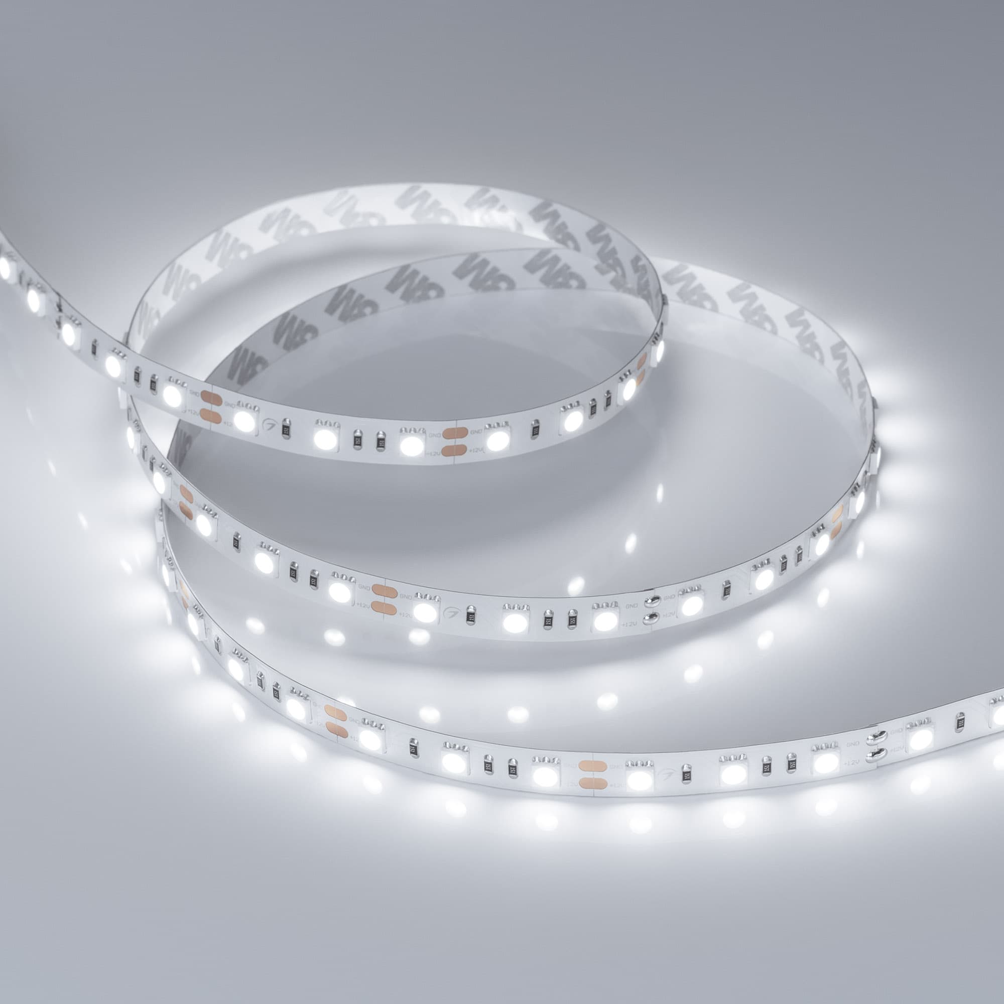 Светодиодная лента RT-B60-10mm 12V White6000 (14.4 W/m, IP20, 5060, 5m) (Arlight, 14.4 Вт/м, IP20) 012339(2) — фото 4