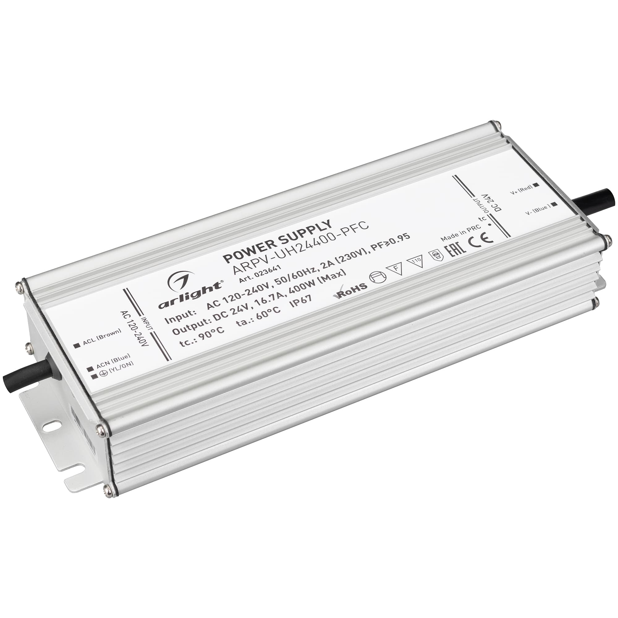 Блок питания ARPV-UH24400-PFC (24V, 16.7A, 400W) (Arlight, IP67 Металл, 7 лет) 023641 Arlight — фото 1
