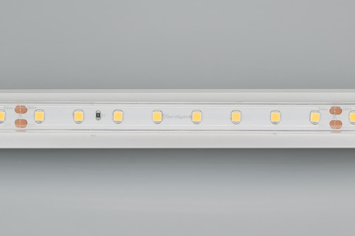 Светодиодная лента RTW 2-5000PS 24V Warm3000 (2835, 80 LED/m, LUX) (Arlight, 6 Вт/м, IP67) 024519 — фото 4