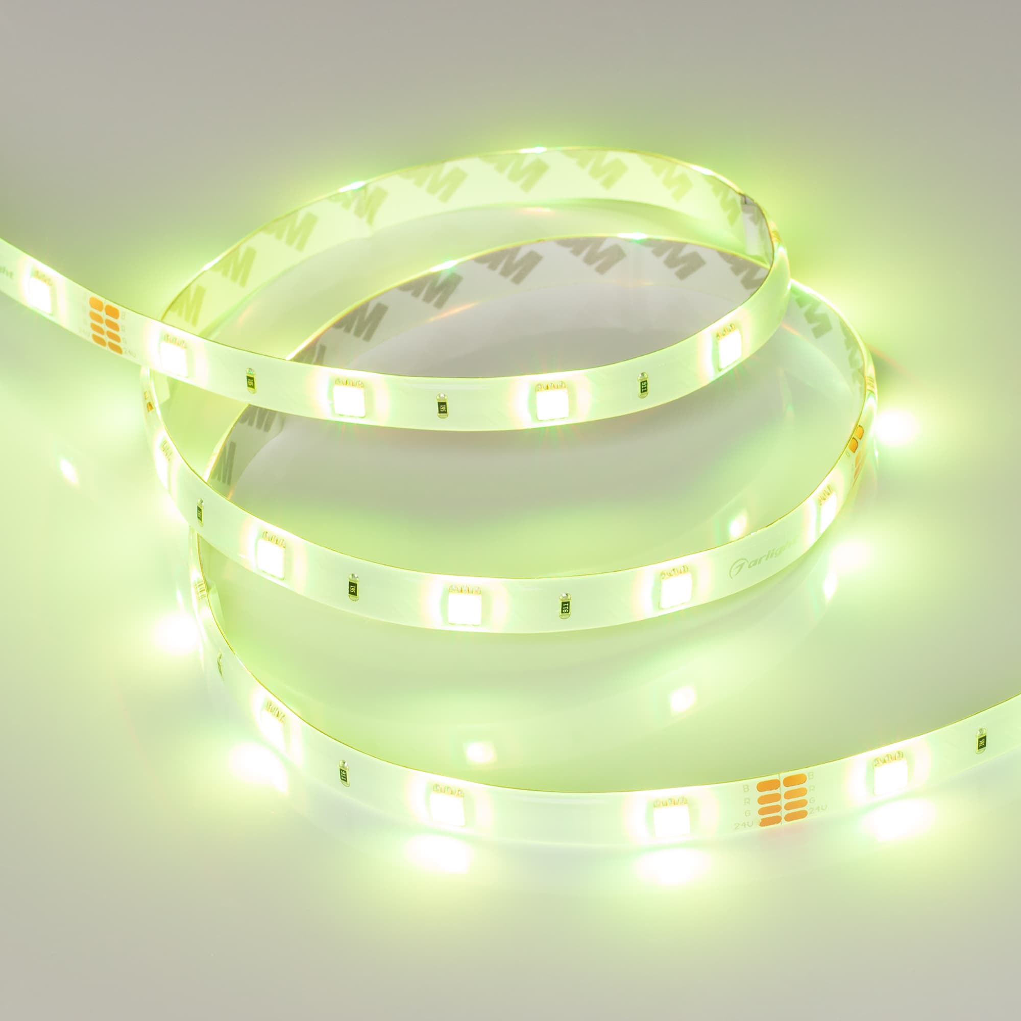 Светодиодная лента RTW 2-5000SE 24V RGB (5060, 150 LED, LUX) (Arlight, 7.2 Вт/м, IP65) 021732(1) — фото 7