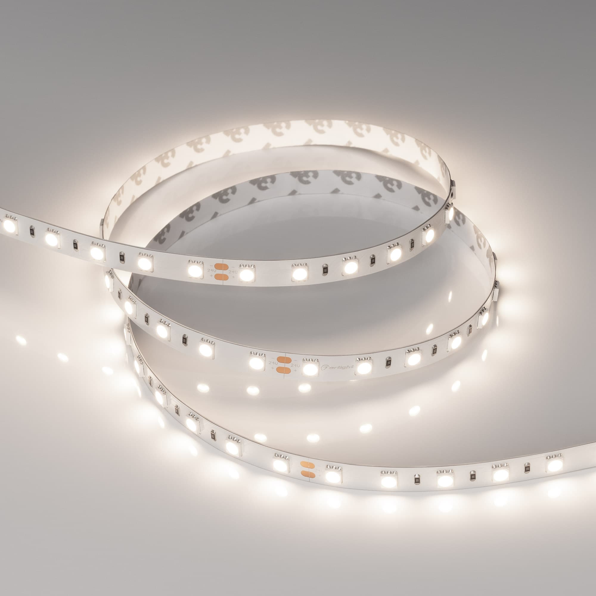 Светодиодная лента RT-B60-10mm 24V Day4000 (14.4 W/m, IP20, 5060, 5m) (Arlight, Открытый) 011571(2) — фото 2