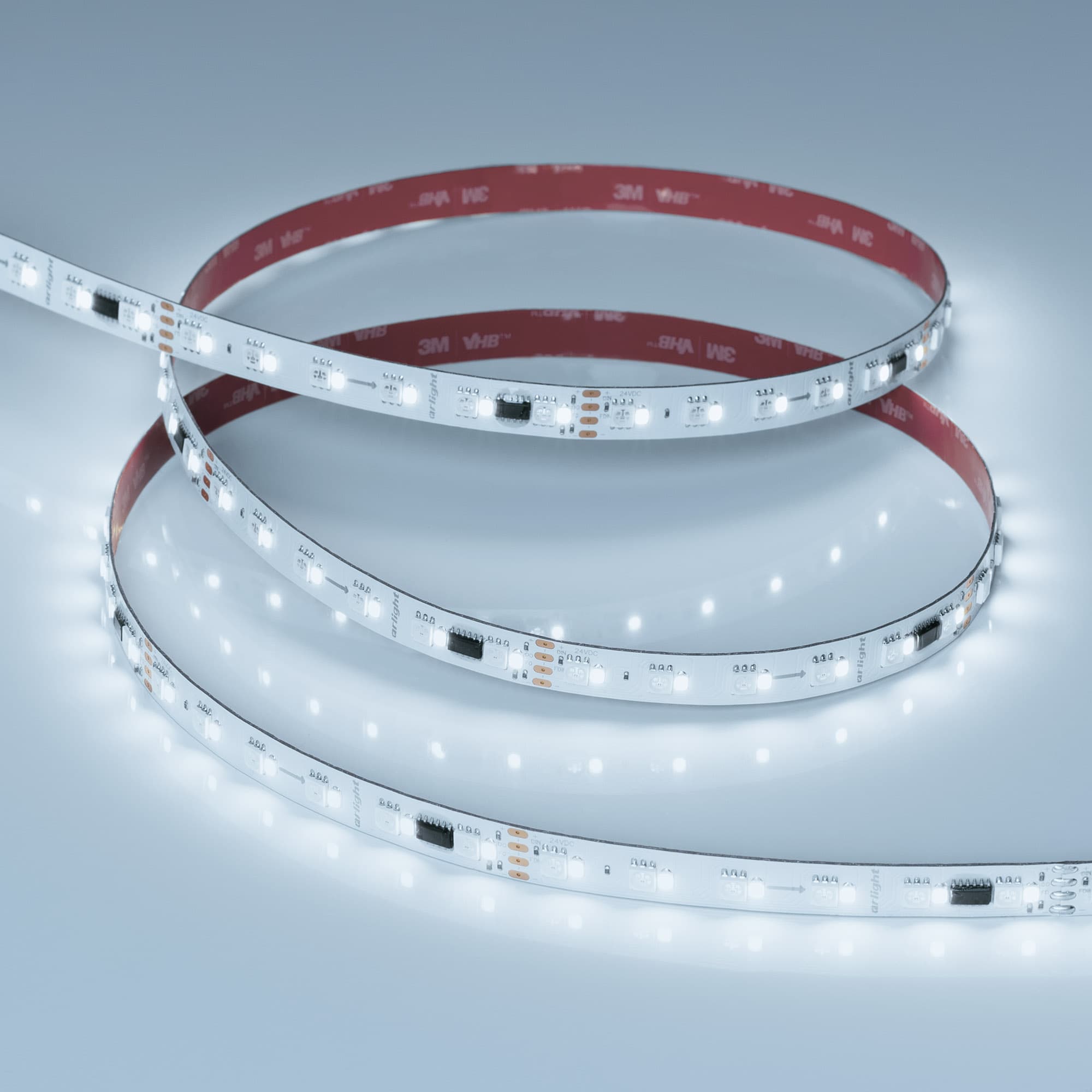 Светодиодная лента SPI-BA120-12mm 24V RGBW-White-PX6-BPT (16 W/m, IP20, 5060/2835, 5m) (Arlight, бегущий огонь) 040622 — фото 4