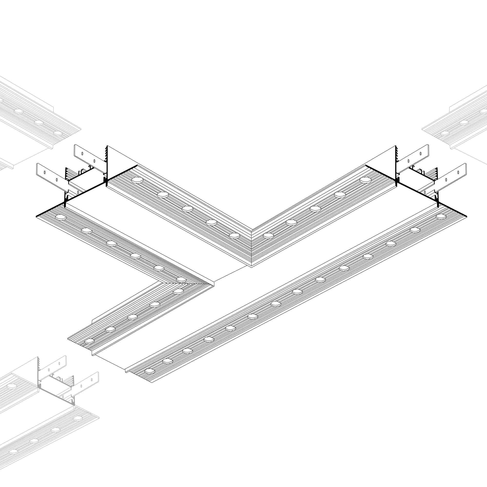 Тройник SL-LINIA45-FANTOM (Arlight, Металл) 030107 — фото 4
