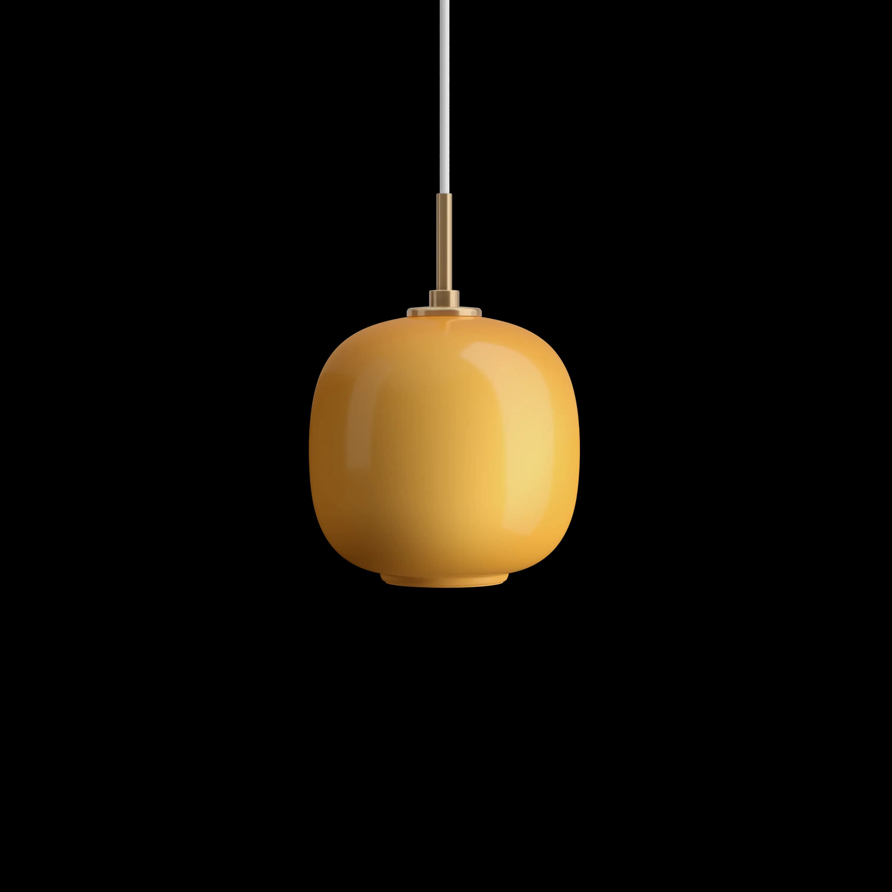 Louis Poulsen VL 45 Radiohus Pendant Brass/glossy amber glass Ø 175 — фото 2