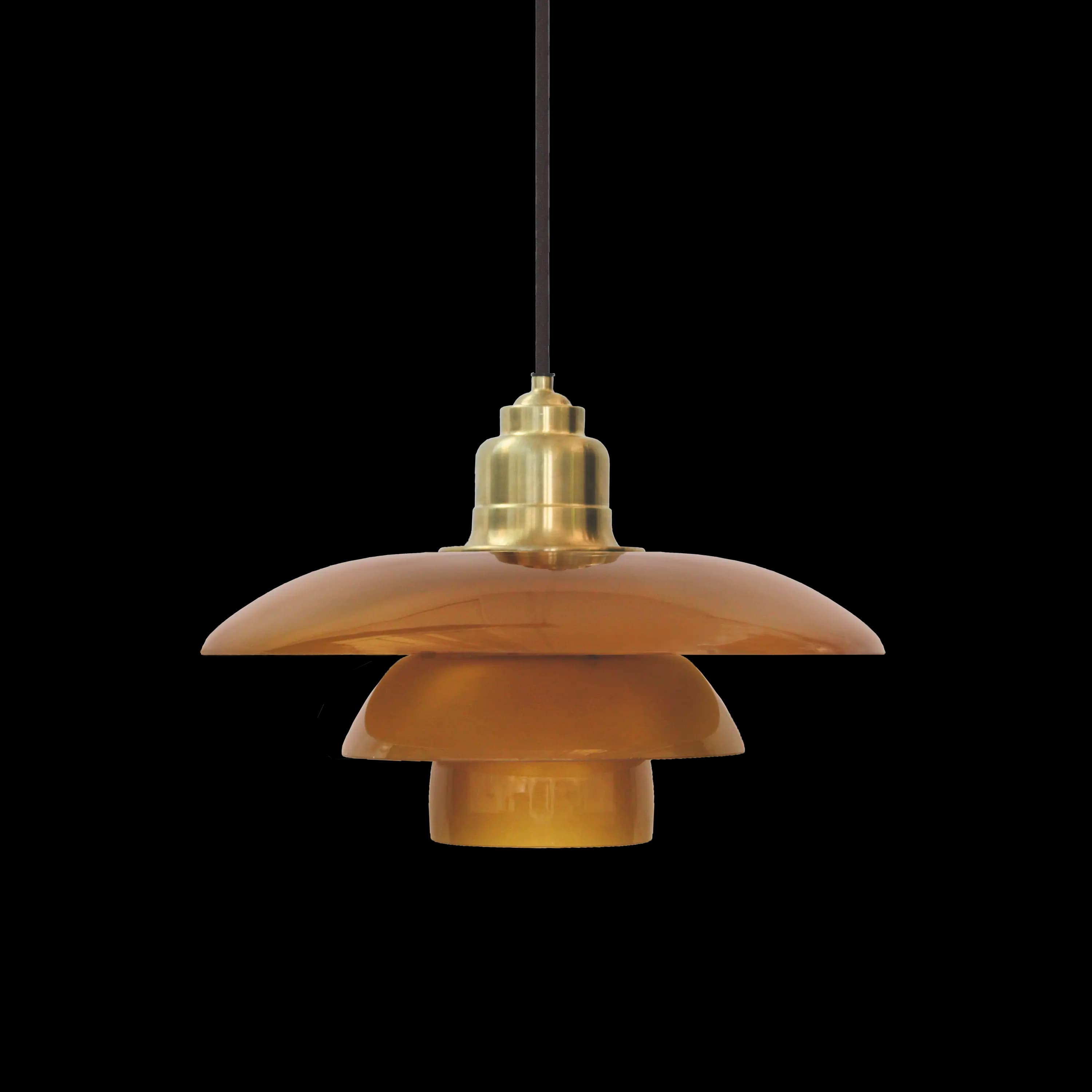 Louis Poulsen PH 3½-3 Amber Coloured Pendant Amber — фото 2