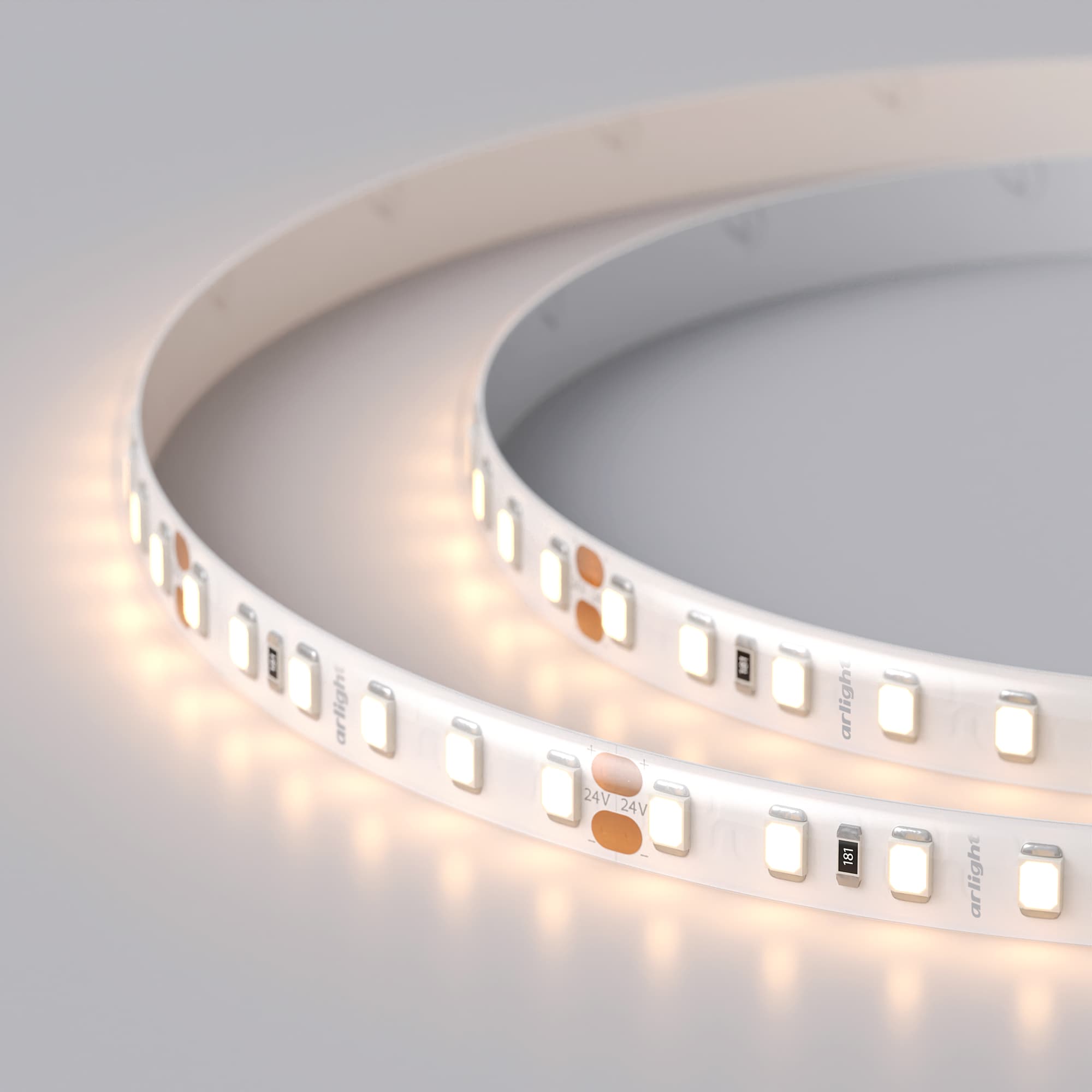 Светодиодная лента RTW 2-5000SE 24V 2X Warm3000 (2835, 600 LED, PRO) (Arlight, 14.4 Вт/м, IP65) 020532(1) — фото 4