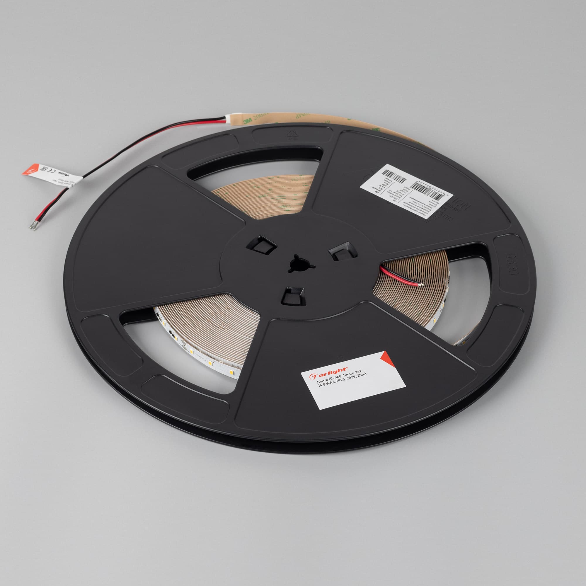 Светодиодная лента IC-A60-10mm 24V Cool 8K (4.8 W/m, IP20, 2835, 20m) (Arlight, 4.8 Вт/м, IP20) 040665 — фото 2