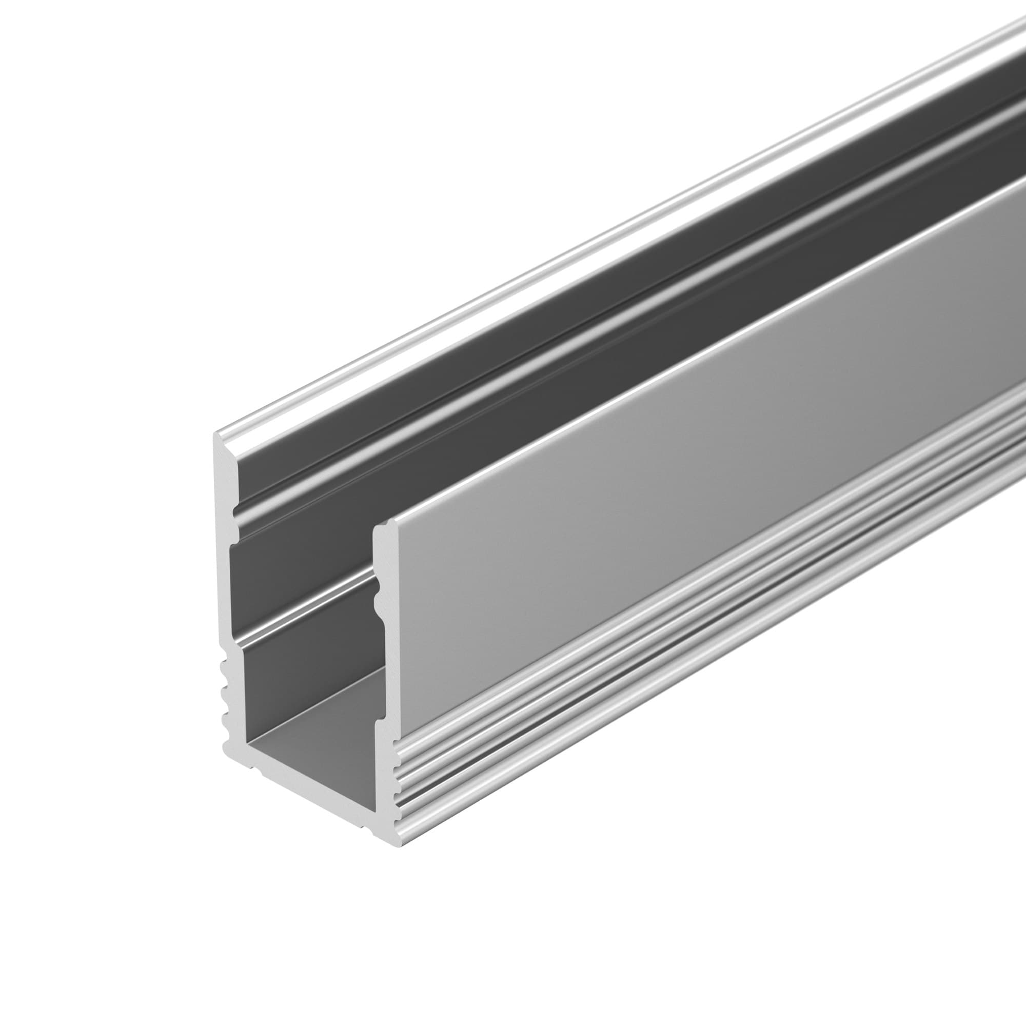 Профиль с экраном SL-MINI-8-H12-2000 ANOD+OPAL (Arlight, Алюминий) 036833 — фото 3