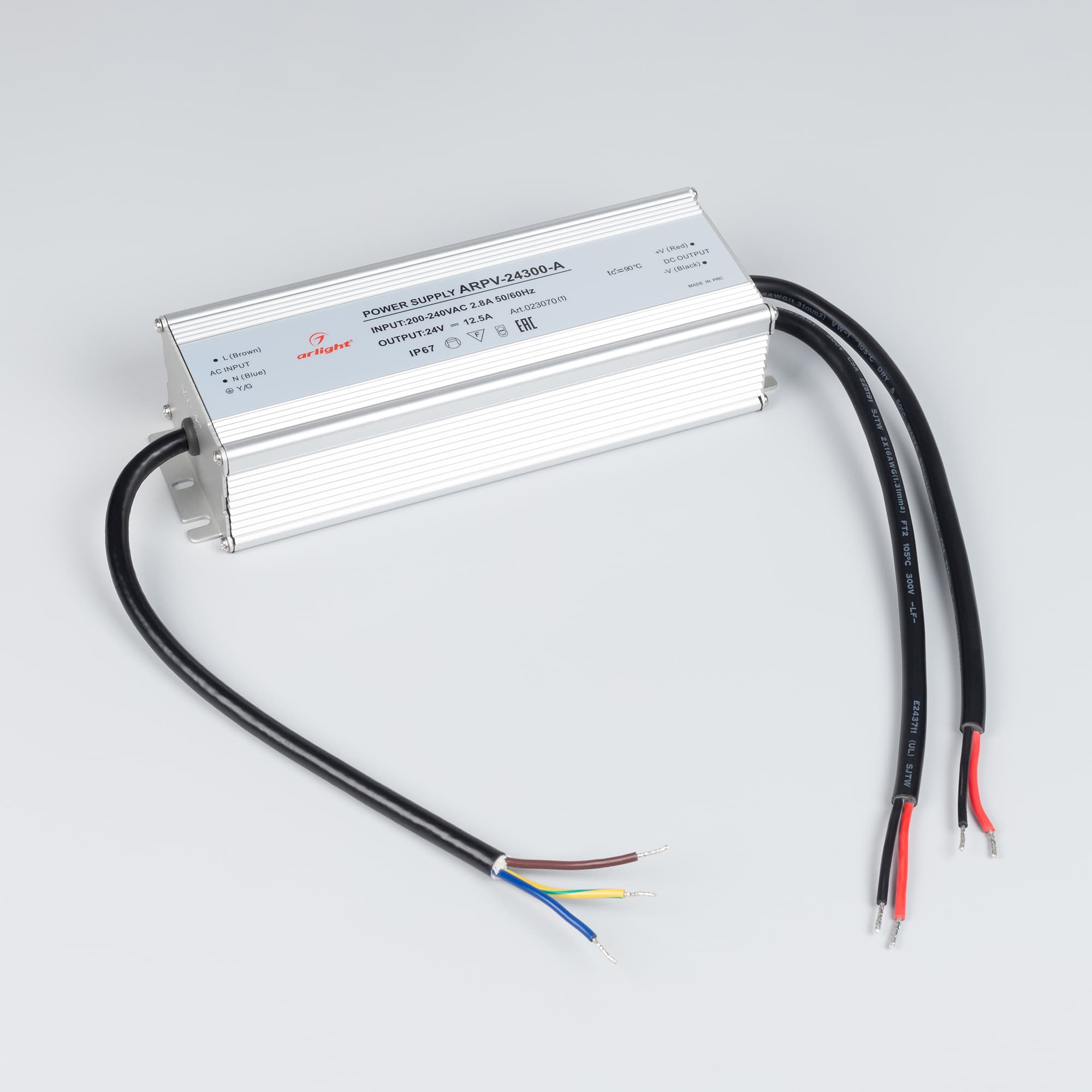 Блок питания ARPV-24300-A (24V, 12.5A, 300W) (Arlight, IP67 Металл, 3 года) 023070(1) — фото 2