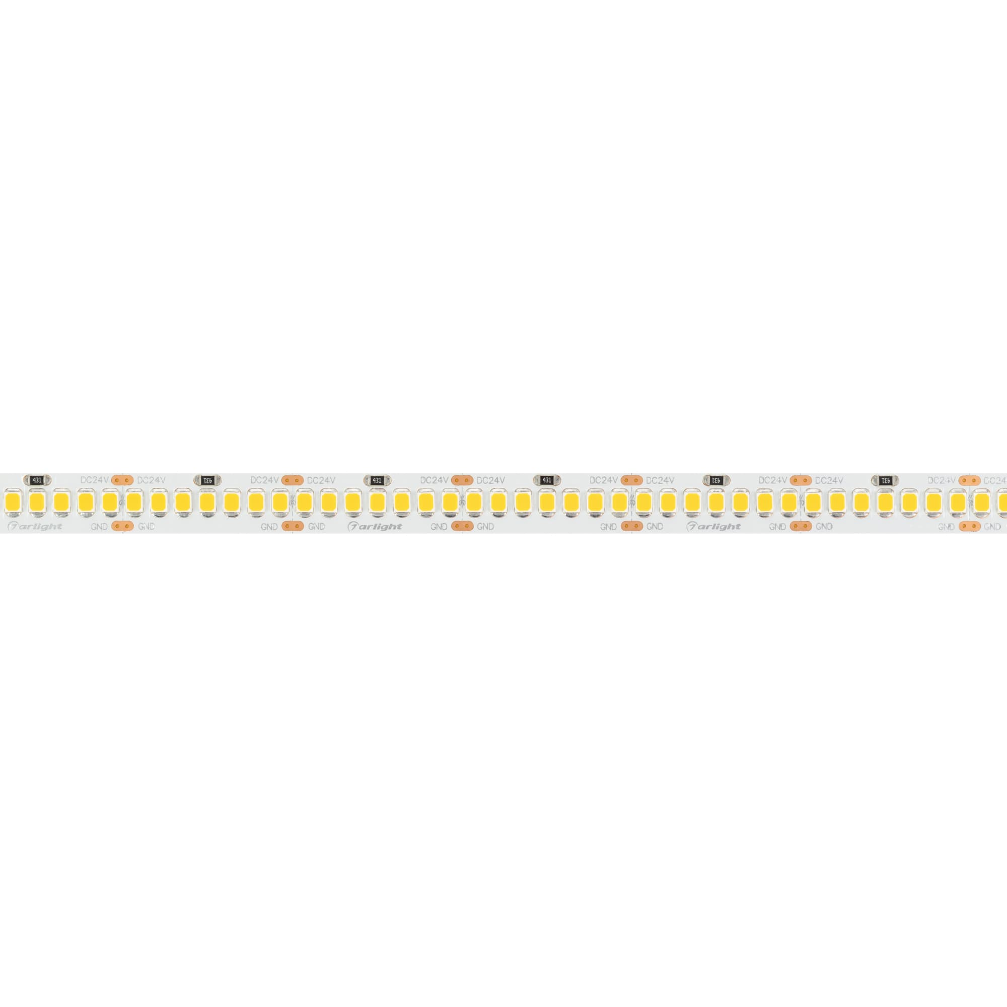 Светодиодная лента RT-A252-10mm 24V Warm3500 (11 W/m, IP20, 2835, 5m) (Arlight, Открытый) 028619(2) — фото 2