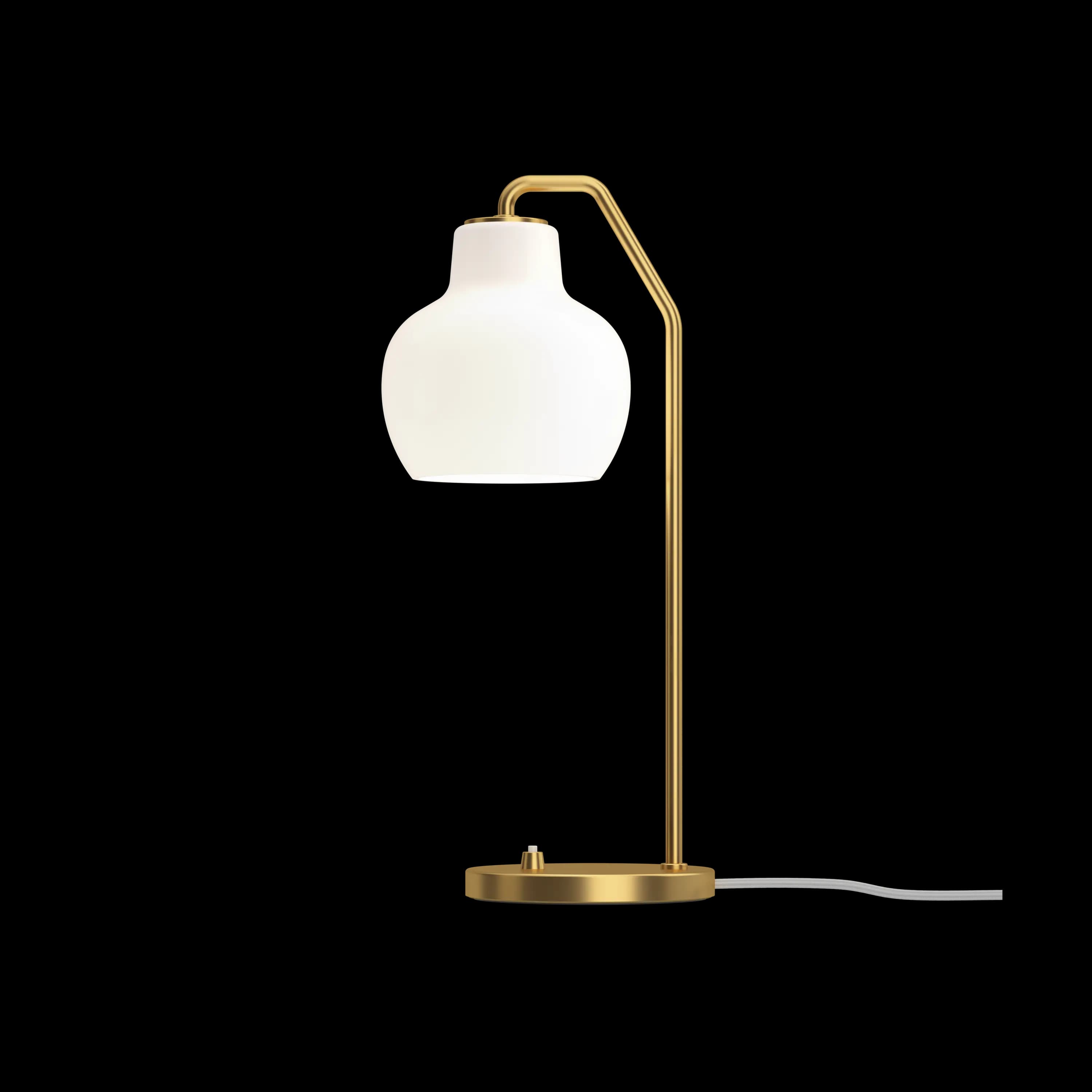 Louis Poulsen VL Ring Crown Table Lamp Brass/opal glass Ø 150 — фото 1