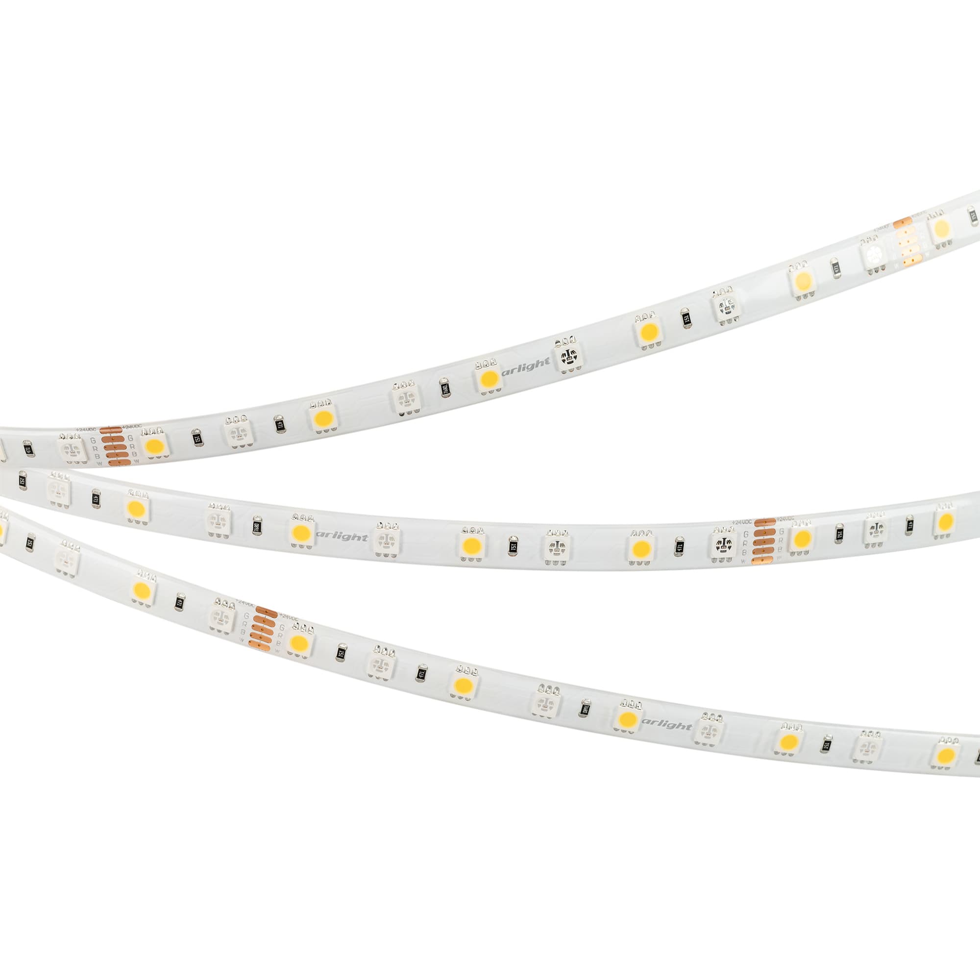 Светодиодная лента RTW-SE-B60-10mm 24V RGBW-White (14.4 W/m, IP65, 5060, 5m) (Arlight, Открытый) 034184 — фото 5