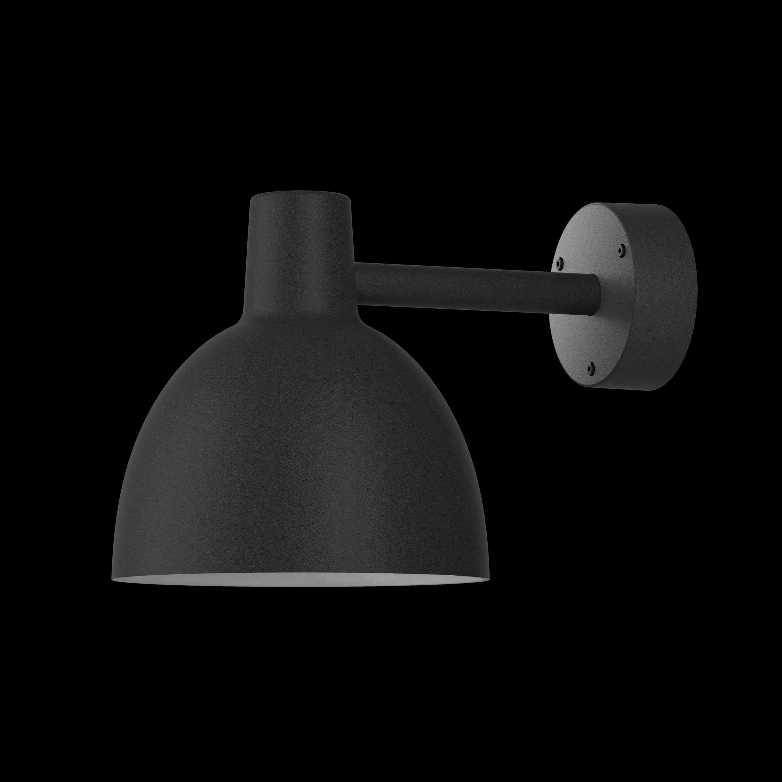 Louis Poulsen Toldbod 220 Outdoor Wall Lamp Black texture Ø 220 — фото 2