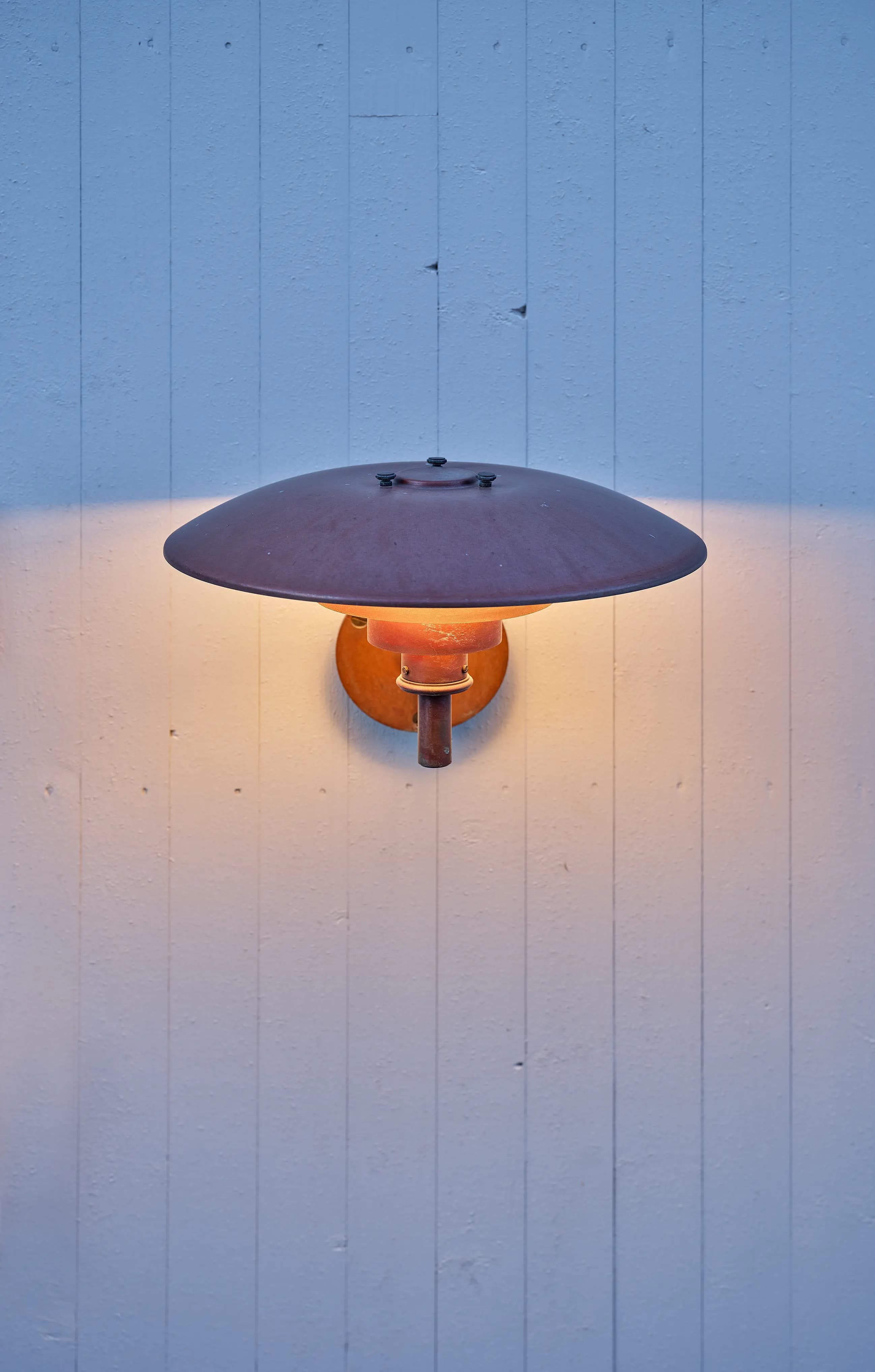 Louis Poulsen PH 4½-3 Outdoor Wall Lamp Brushed copper — фото 4