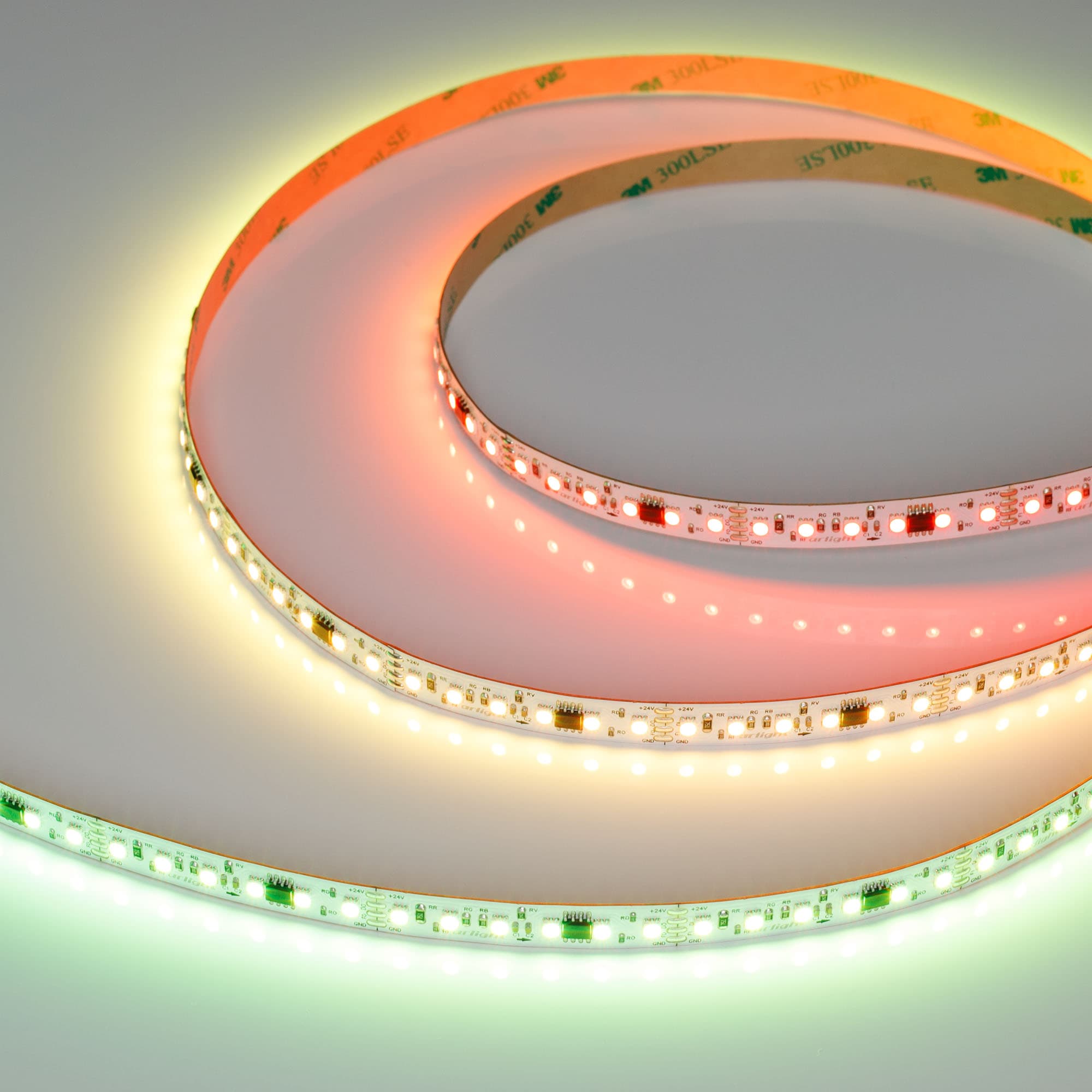 Светодиодная лента SPI-A120-10mm 24V RGB-PX6-BPT (23 W/m, IP20, 2835, 5m) (Arlight, бегущий огонь) 046871 — фото 2