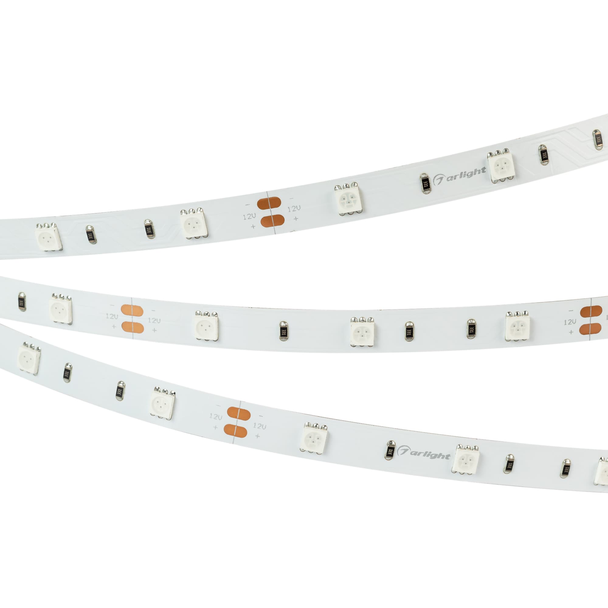Светодиодная лента RT 2-5000 12V Red (5060, 150 LED, LUX) (Arlight, 7.2 Вт/м, IP20) 010599 — фото 1