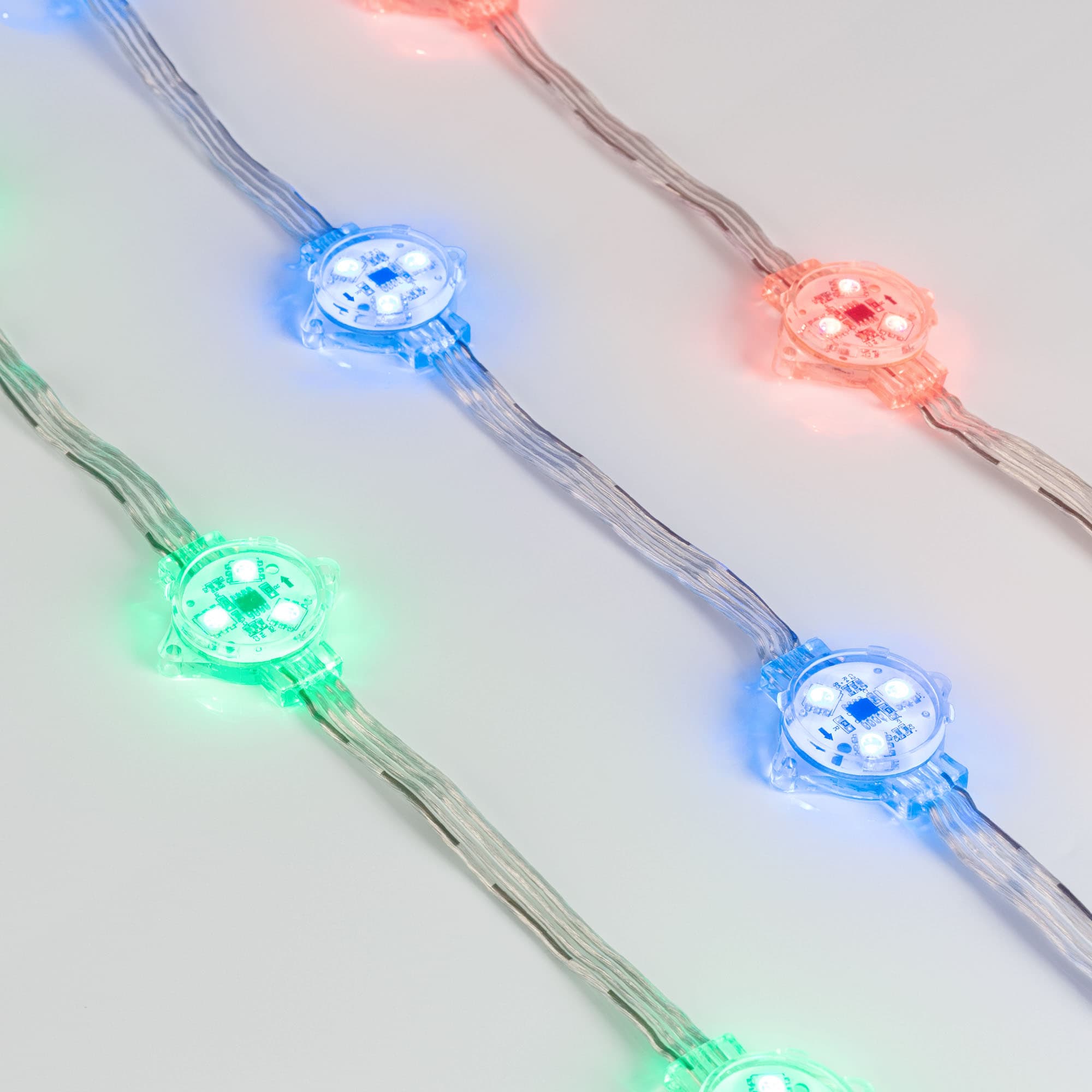 Модуль управляемый VISOR-SPI-5060-3-12V RGB 120deg (D30x16mm, 0.75W, IP68) (Arlight, Пластик, 3 года) 029377