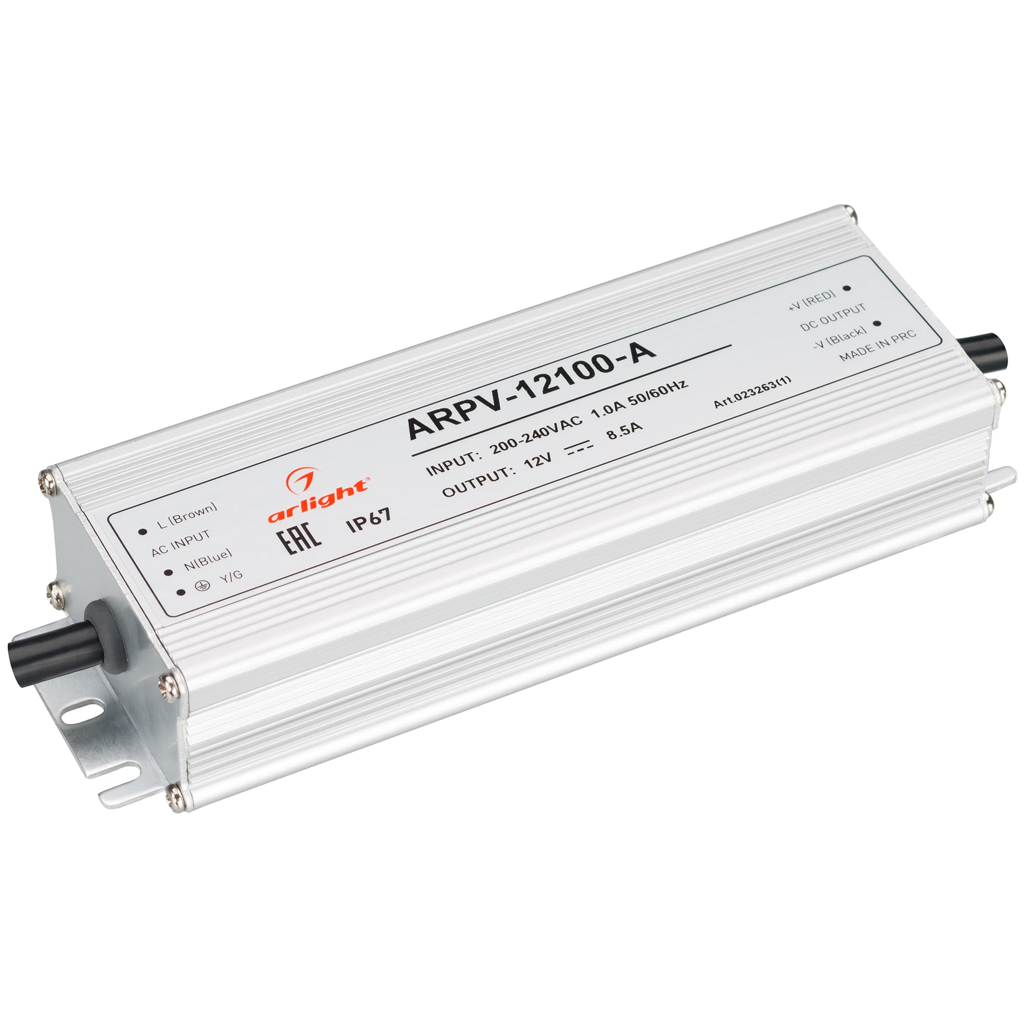 Блок питания ARPV-12100-A (12V, 8.5A, 100W) (Arlight, IP67 Металл, 3 года) 023263(1) — фото 1