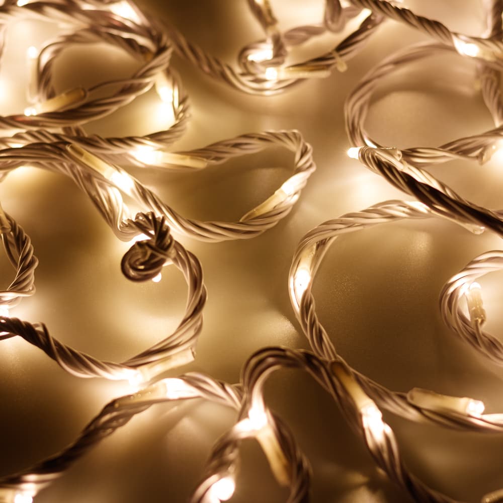 Arlight Светодиодная гирлянда ARD-STRING-HOME-10000-WHITE-99LED-RUN WARM (230V, 10.5W) (Ardecoled, IP20) 025920