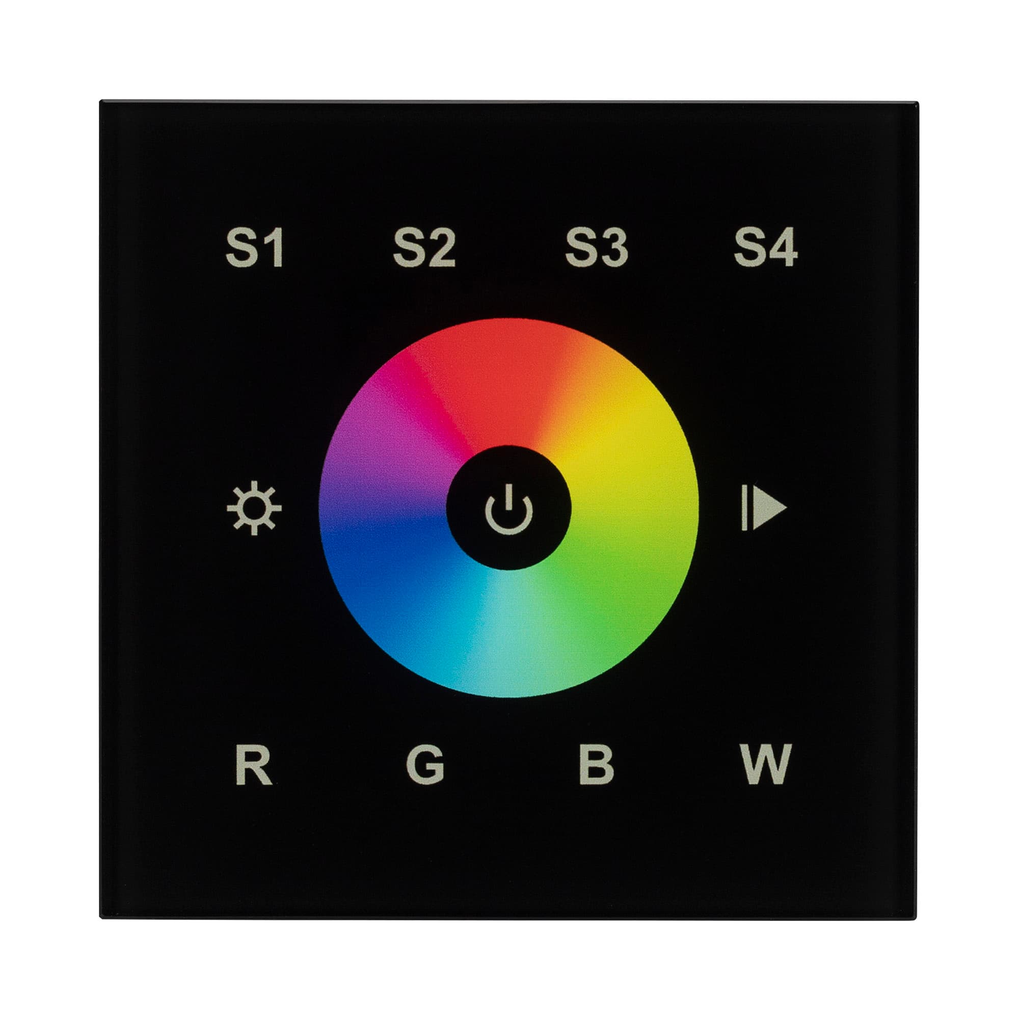 INTELLIGENT ARLIGHT Сенсорная панель DALI-901-11-1G-4SC-RGBW-DT8-IN Black (BUS/230V) (IARL, IP20 Пластик, 3 года) 037199 — фото 2