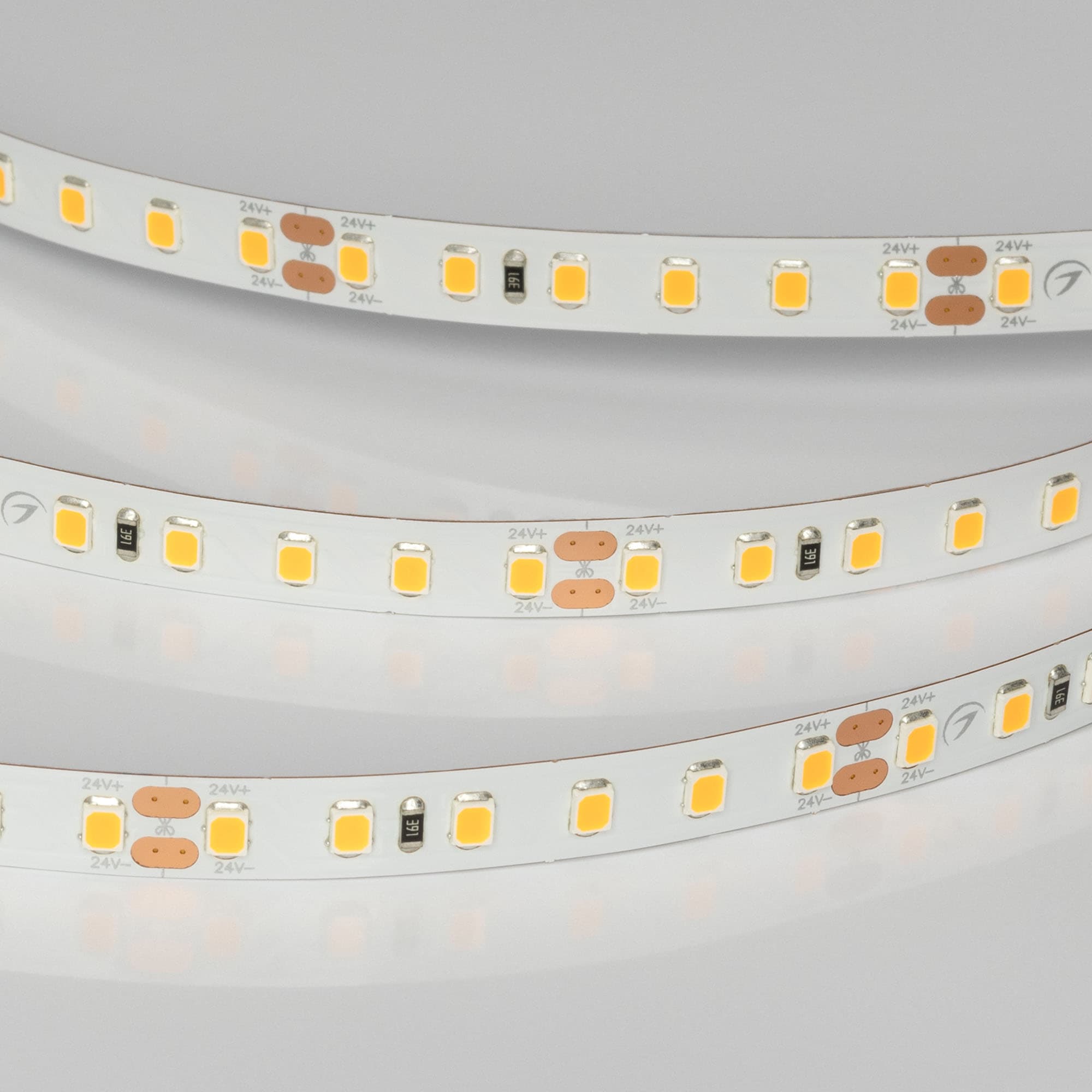 Светодиодная лента UL-A120-8mm 24V Warm2400 (9.6 W/m, IP20, 5m) (Arlight, 7 лет) 042299 — фото 2