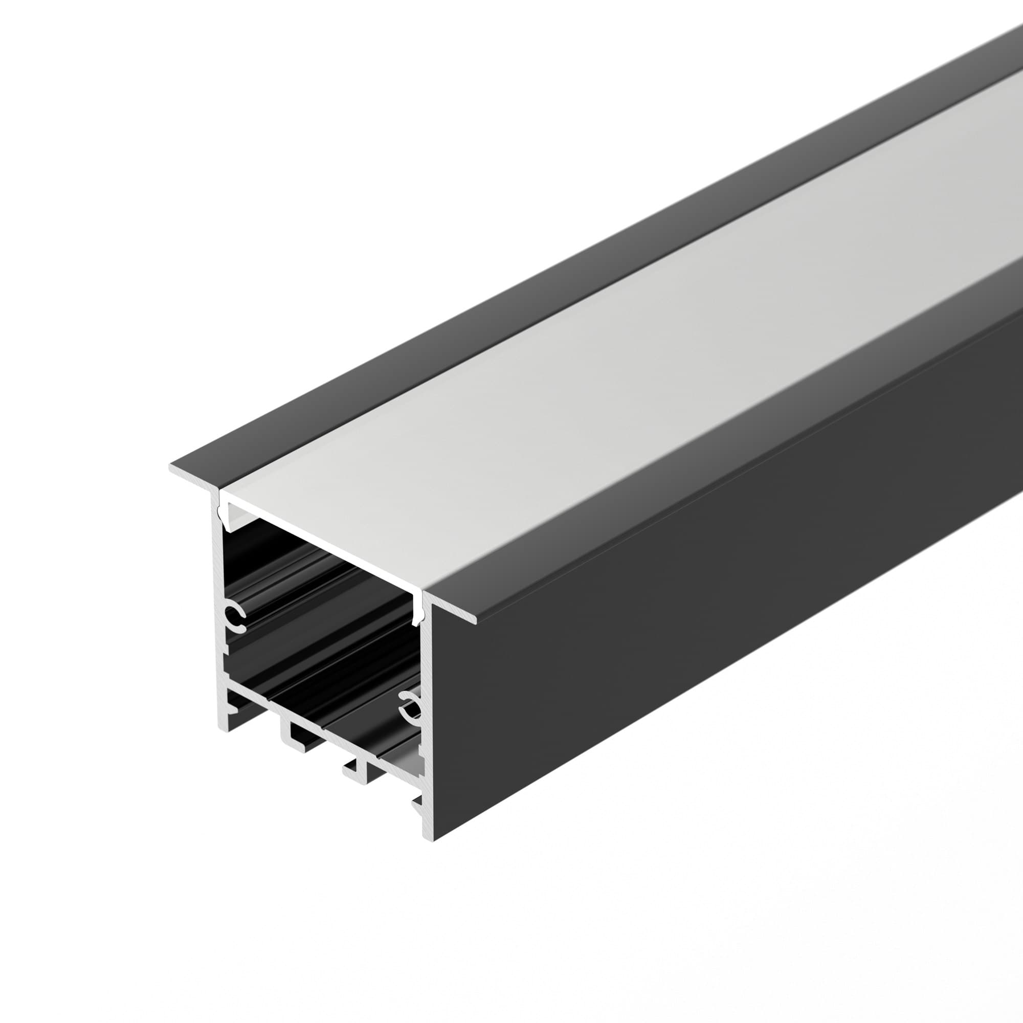 Профиль SL-LINIA49S-F-2000 ANOD BLACK (Arlight, Алюминий) 039389 Arlight — фото 1