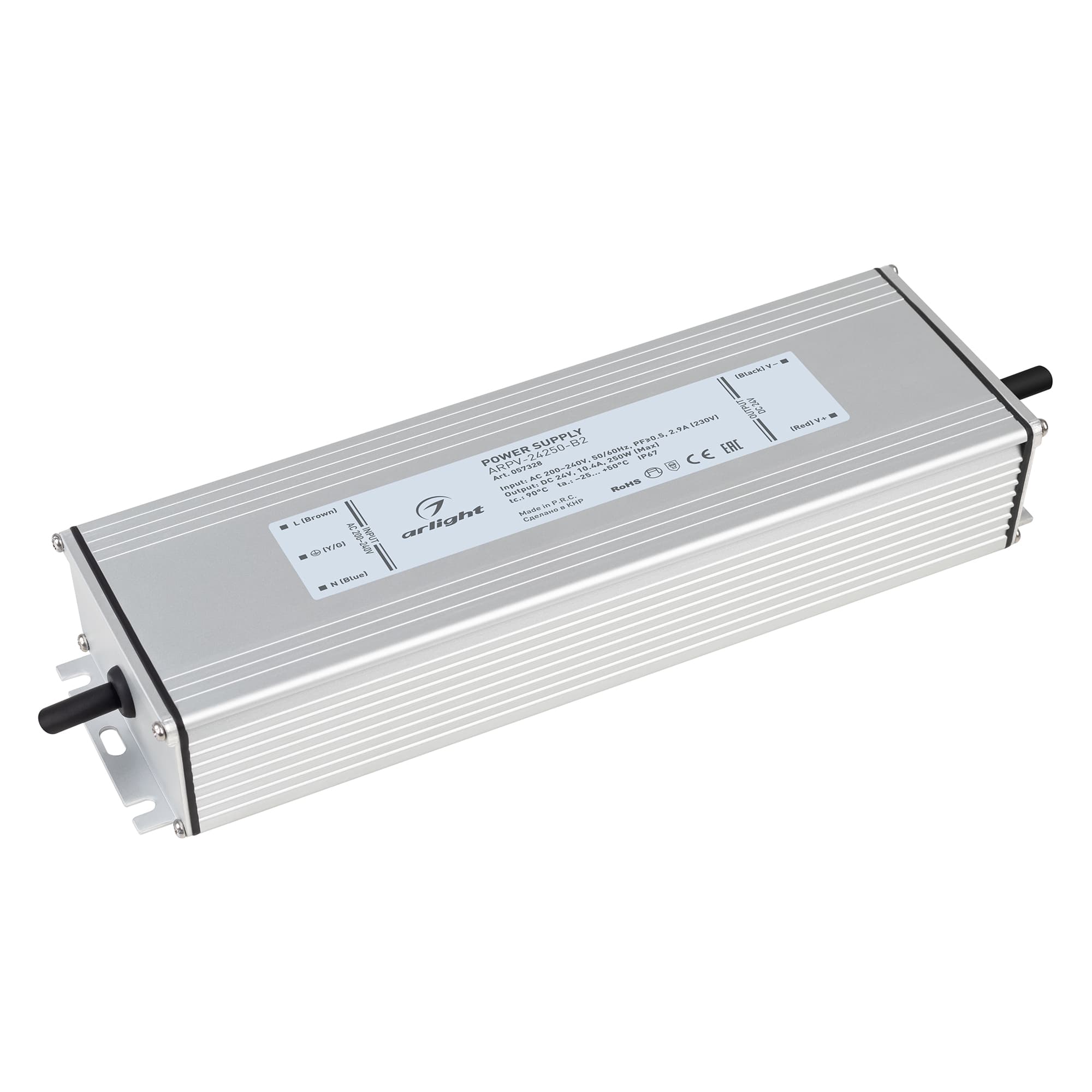 Блок питания ARPV-24250-B2 (24V, 10.4A, 250W) (Arlight, IP67 Металл, 3 года) 057328