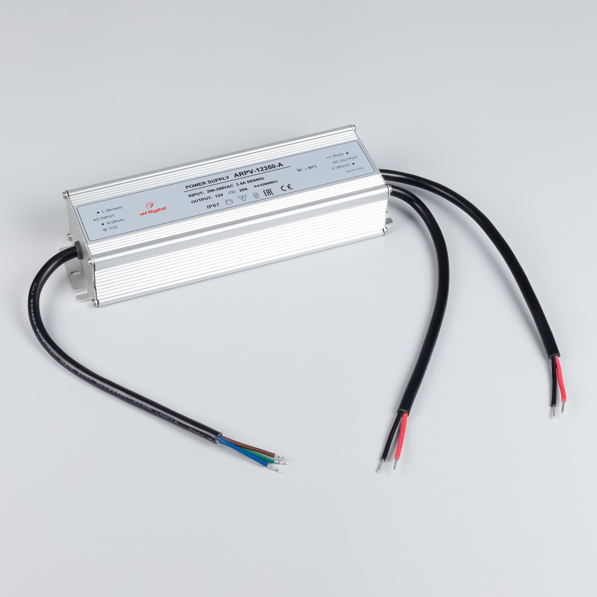 Блок питания ARPV-12350-A (12V, 29.0A, 350W) (Arlight, IP67 Металл, 3 года) 026680(1) — фото 2