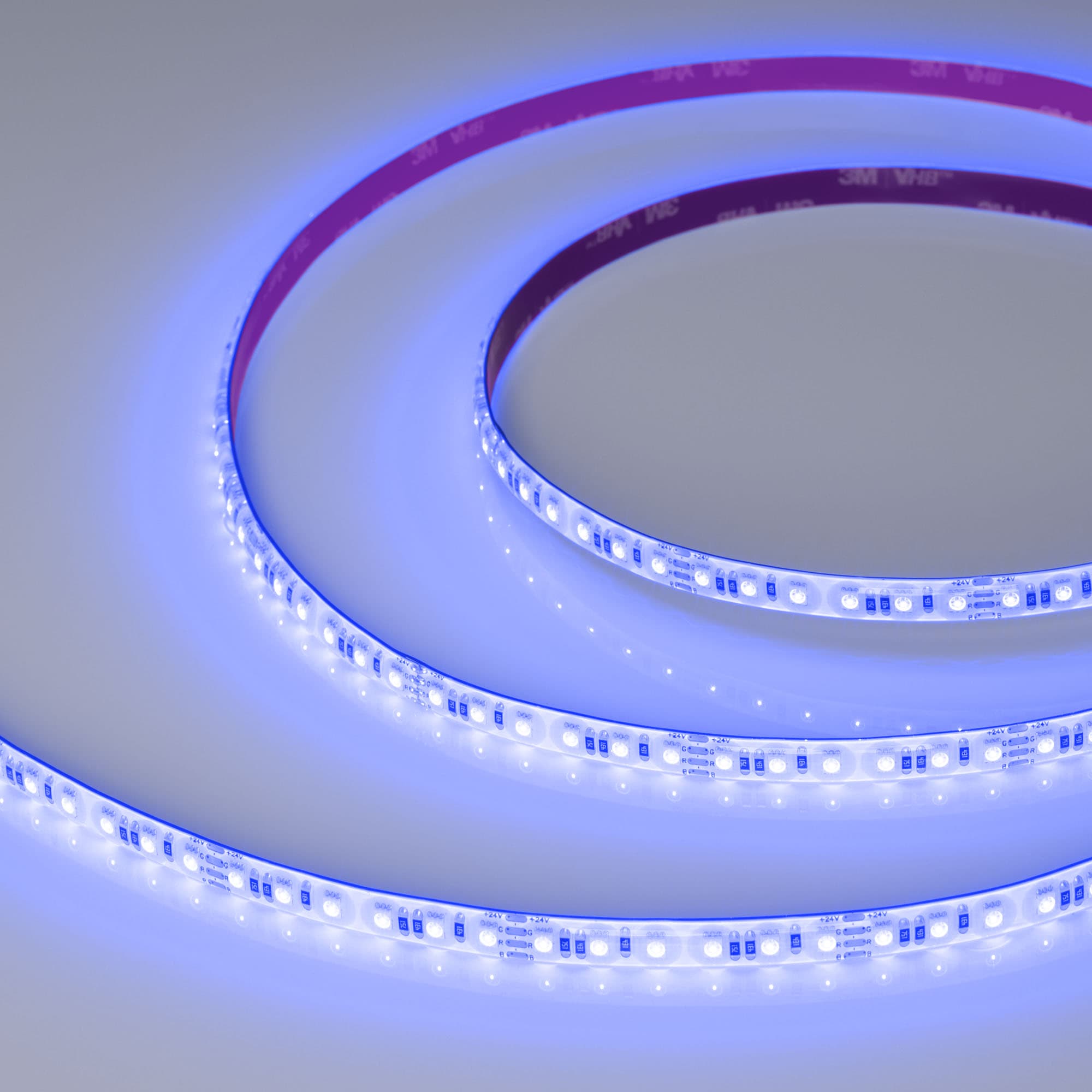 Светодиодная лента герметичная RTW-SE-A120-8mm 24V RGB (12 W/m, IP65, 2835, 5m) (Arlight, 5 лет) 042906 Arlight — фото 2