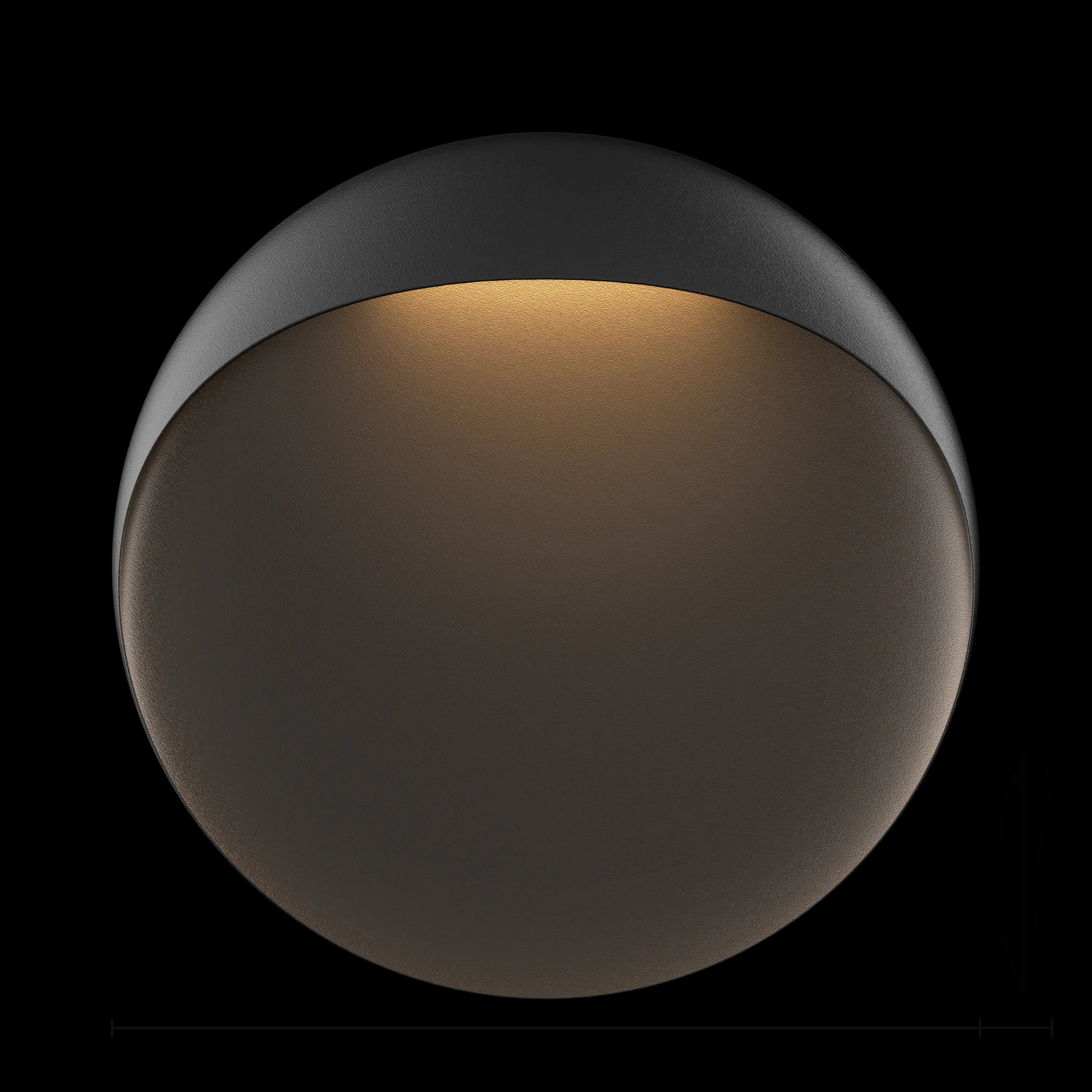 Louis Poulsen Flindt Wall Lamp Black texture Ø 400 — фото 8