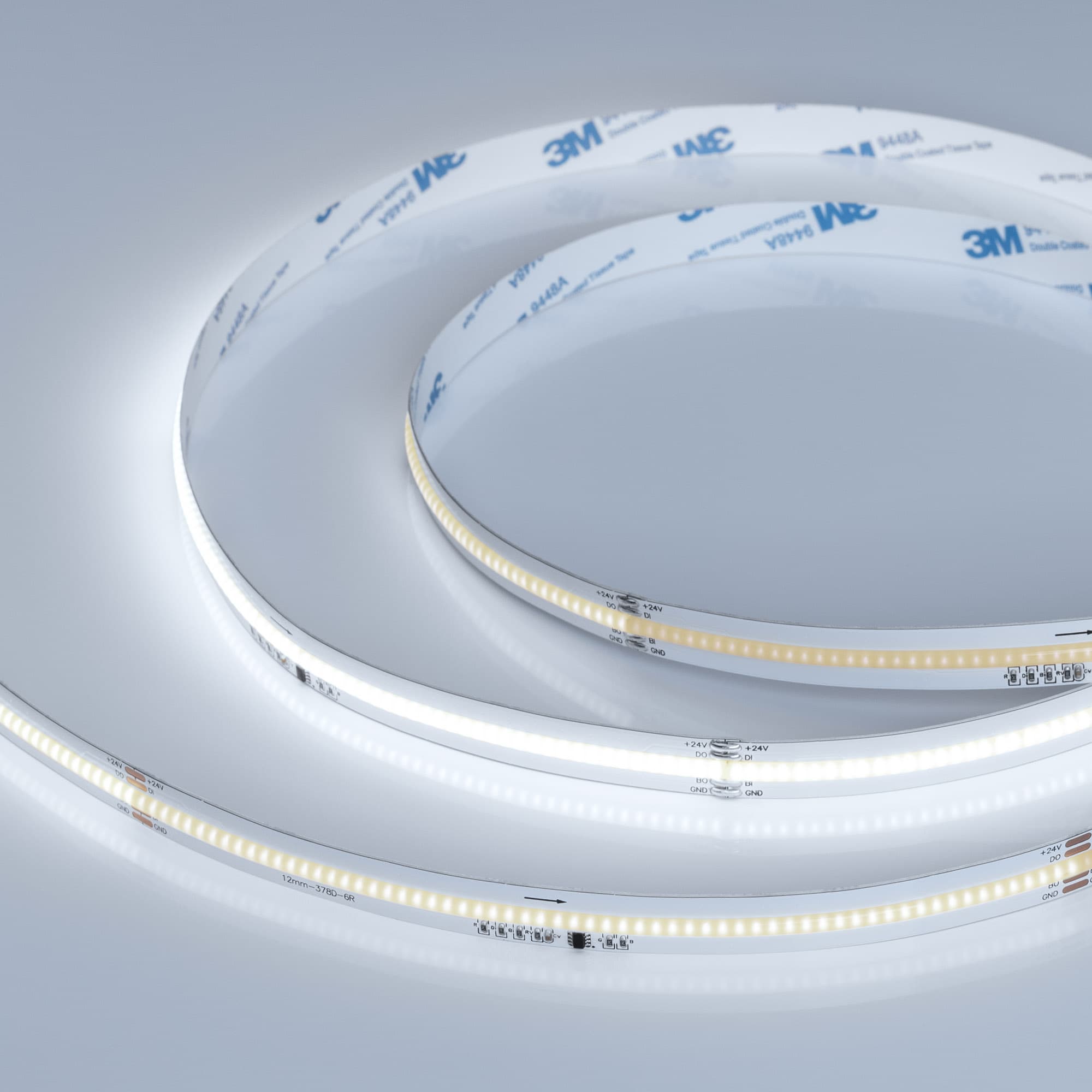 Светодиодная лента SPI-COB-X378-12mm 24V White6000-PX63-BPT (7 W/m, IP20, 5m) (Arlight, бегущий огонь) 041735 — фото 1