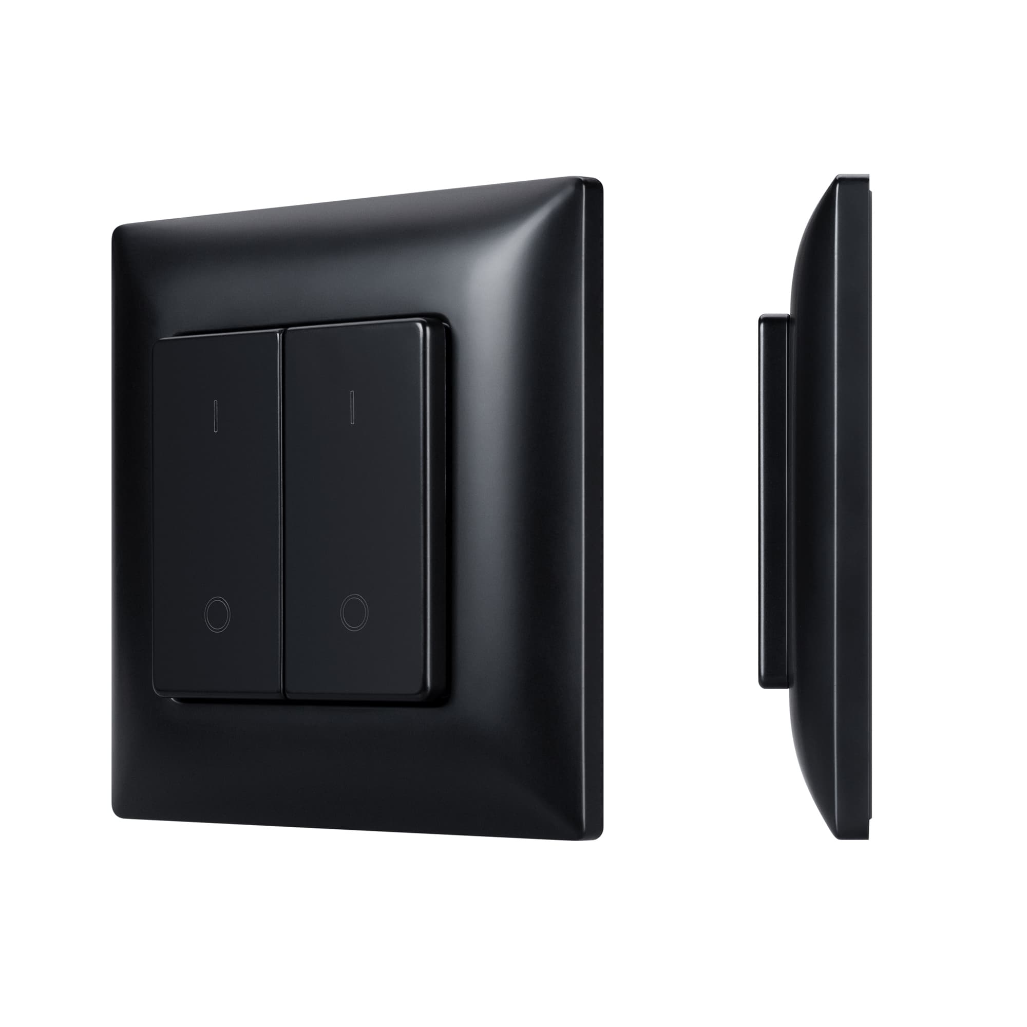 INTELLIGENT ARLIGHT Кнопочная панель SMART-RF-801-22-2G-DIM-SUF Black (3V, 2.4G) (IARL, IP20 Пластик, 5 лет) 050446 — фото 1