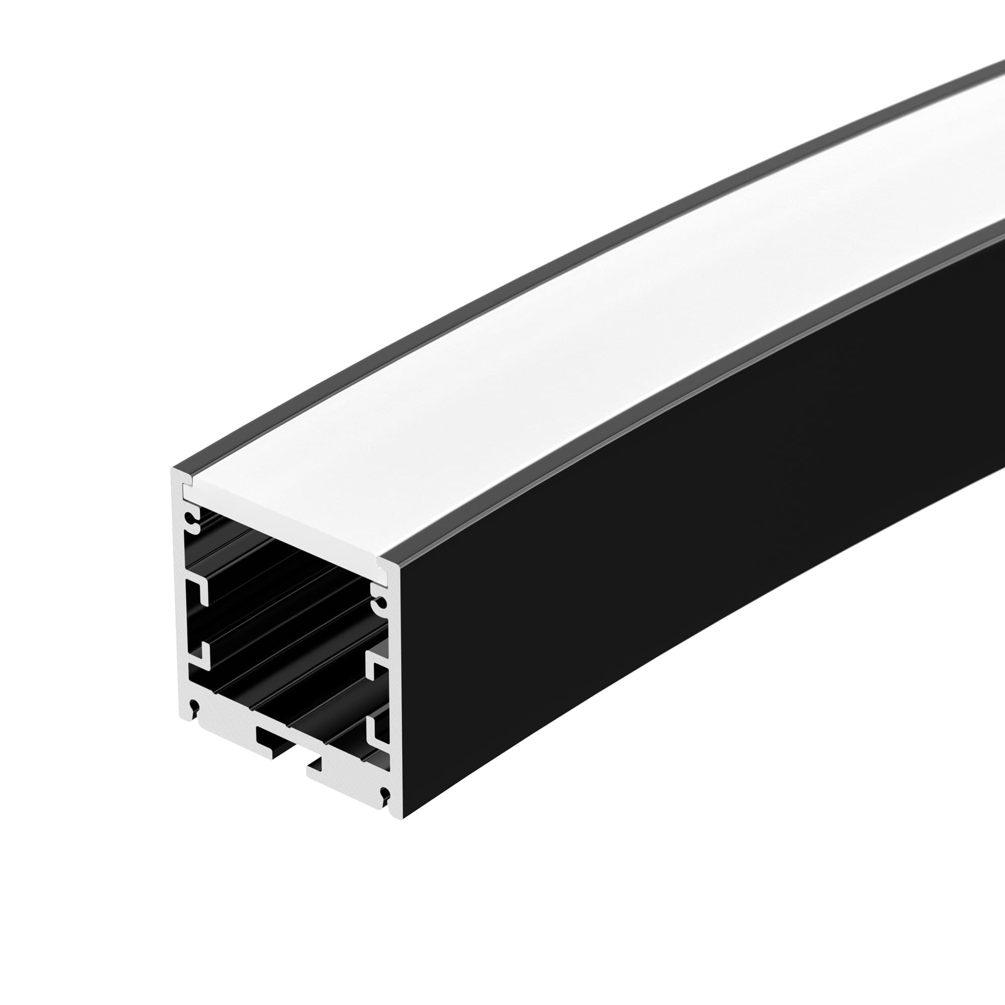 Профиль SL-ARC-3535-D1500-A45 BLACK (590мм, дуга 1 из 8) (Arlight, Алюминий) 025522 — фото 1