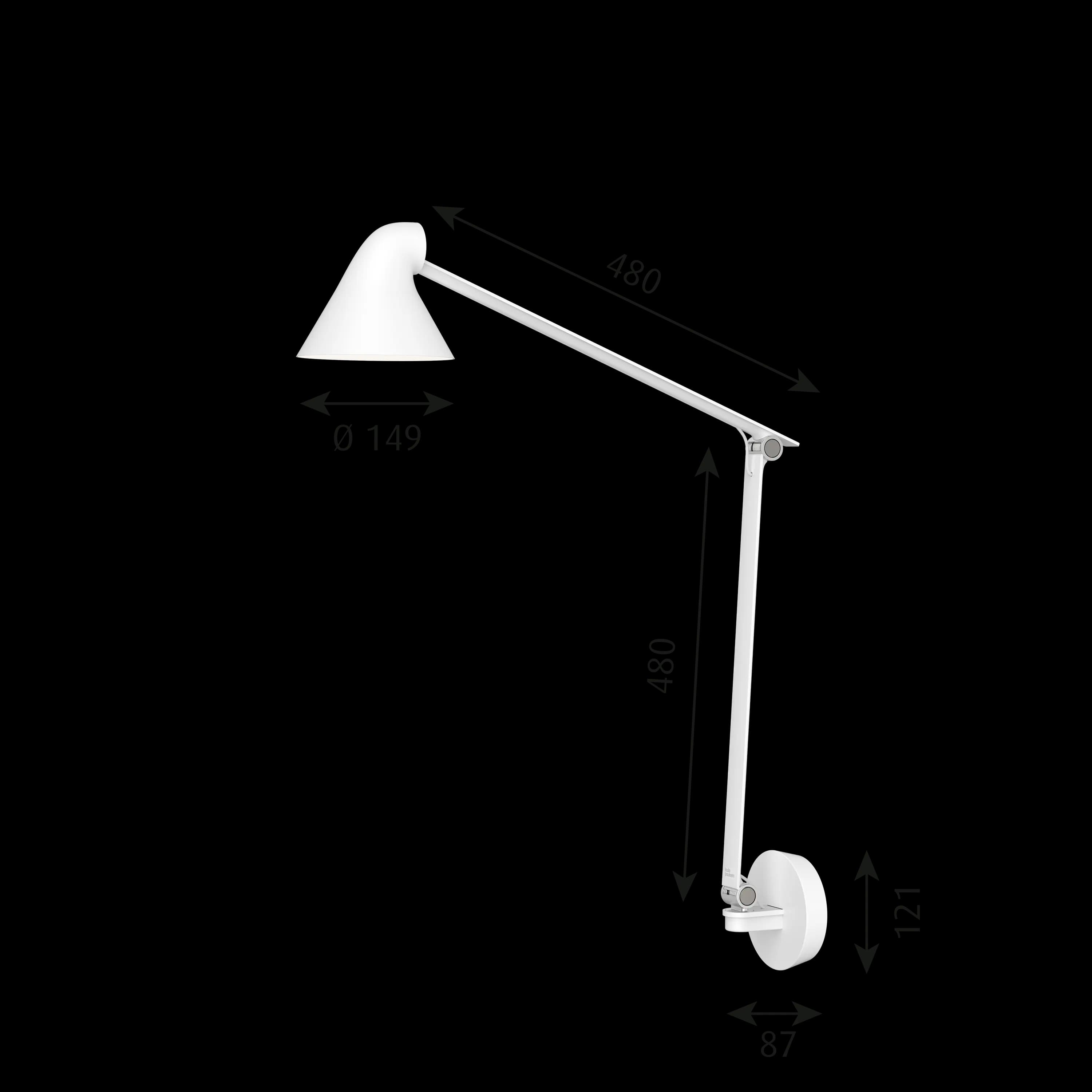 Louis Poulsen NJP Wall Lamp White — фото 7