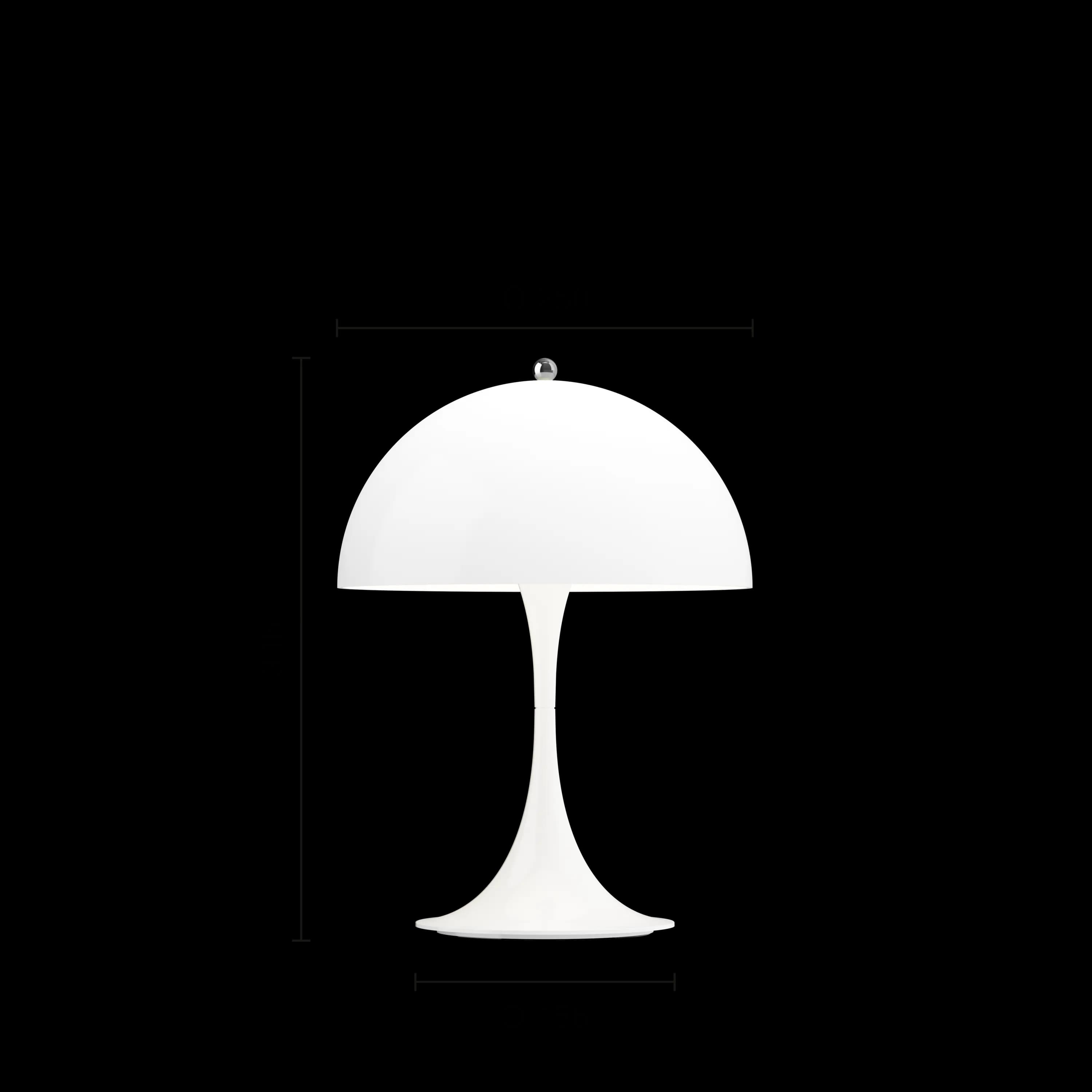 Louis Poulsen Panthella 250 Portable Lamp Opal white — фото 9