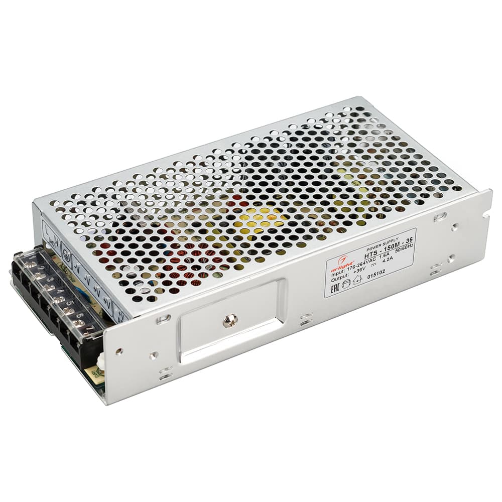 Блок питания HTS-150M-36 (36V, 4.2A, 150W) (Arlight, IP20 Сетка, 3 года) 015102