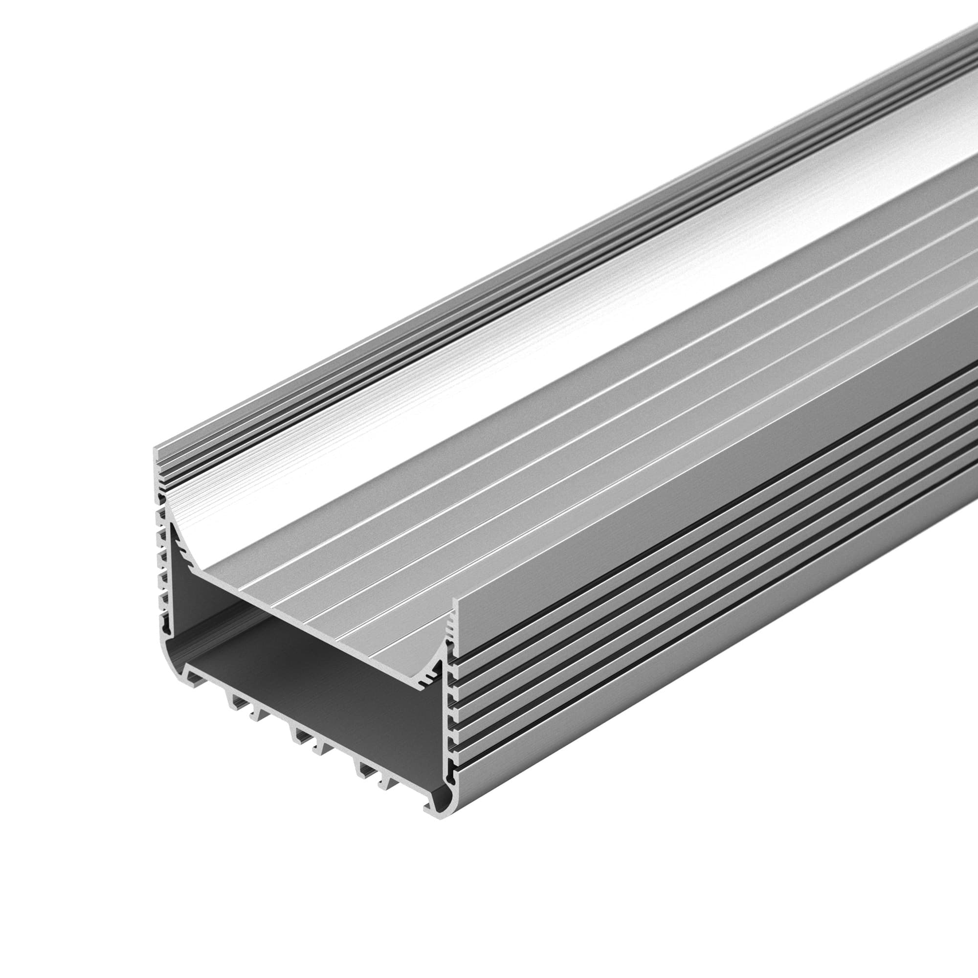 Профиль с экраном ALU-POWER-W8070-2000 ANOD+FROST (Arlight, Алюминий) 018952 Arlight — фото 2