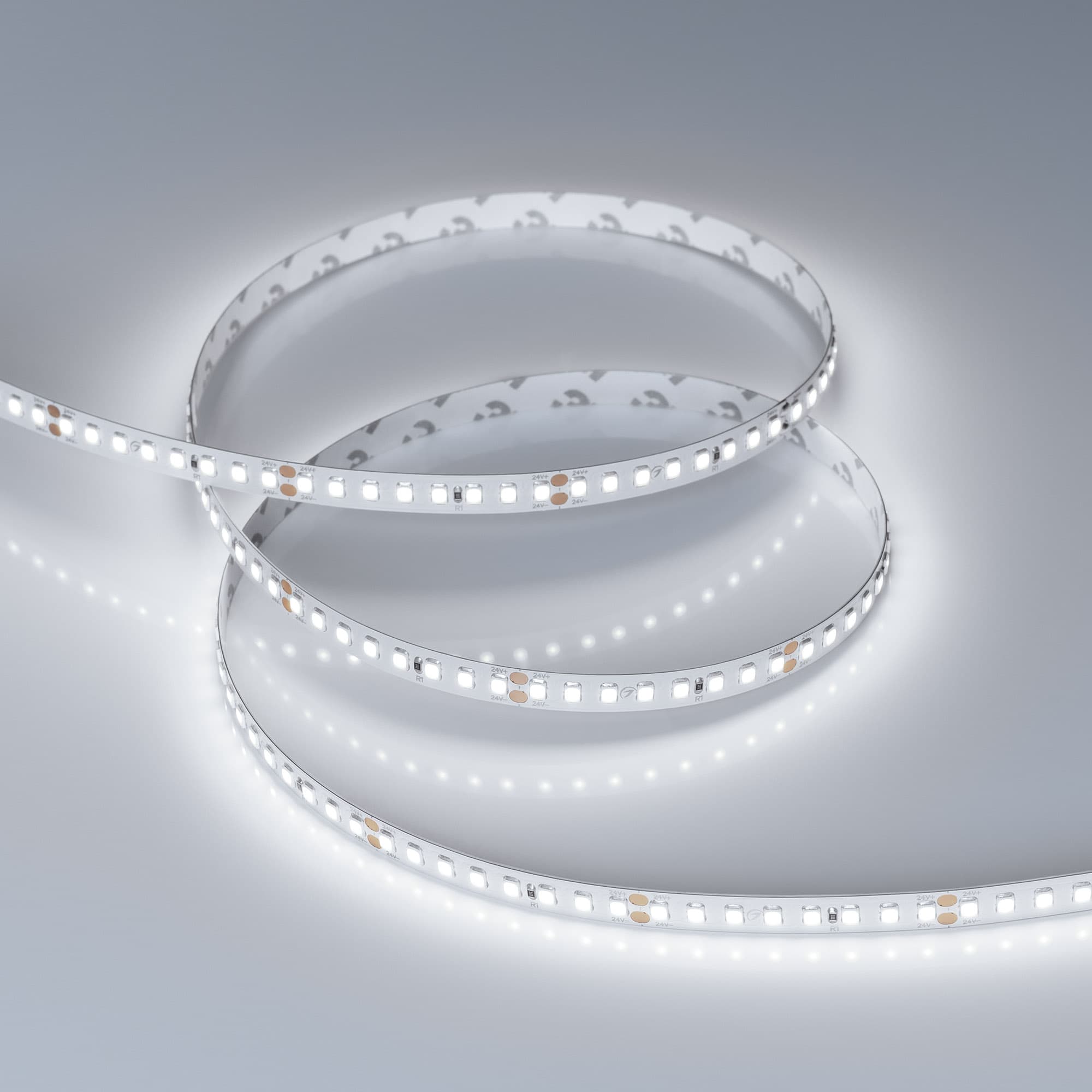 Светодиодная лента RT-A160-8mm 24V White6000 (12 W/m, IP20, 2835, 50m) (Arlight, высок.эфф.150 лм/Вт) 024550(2) — фото 3