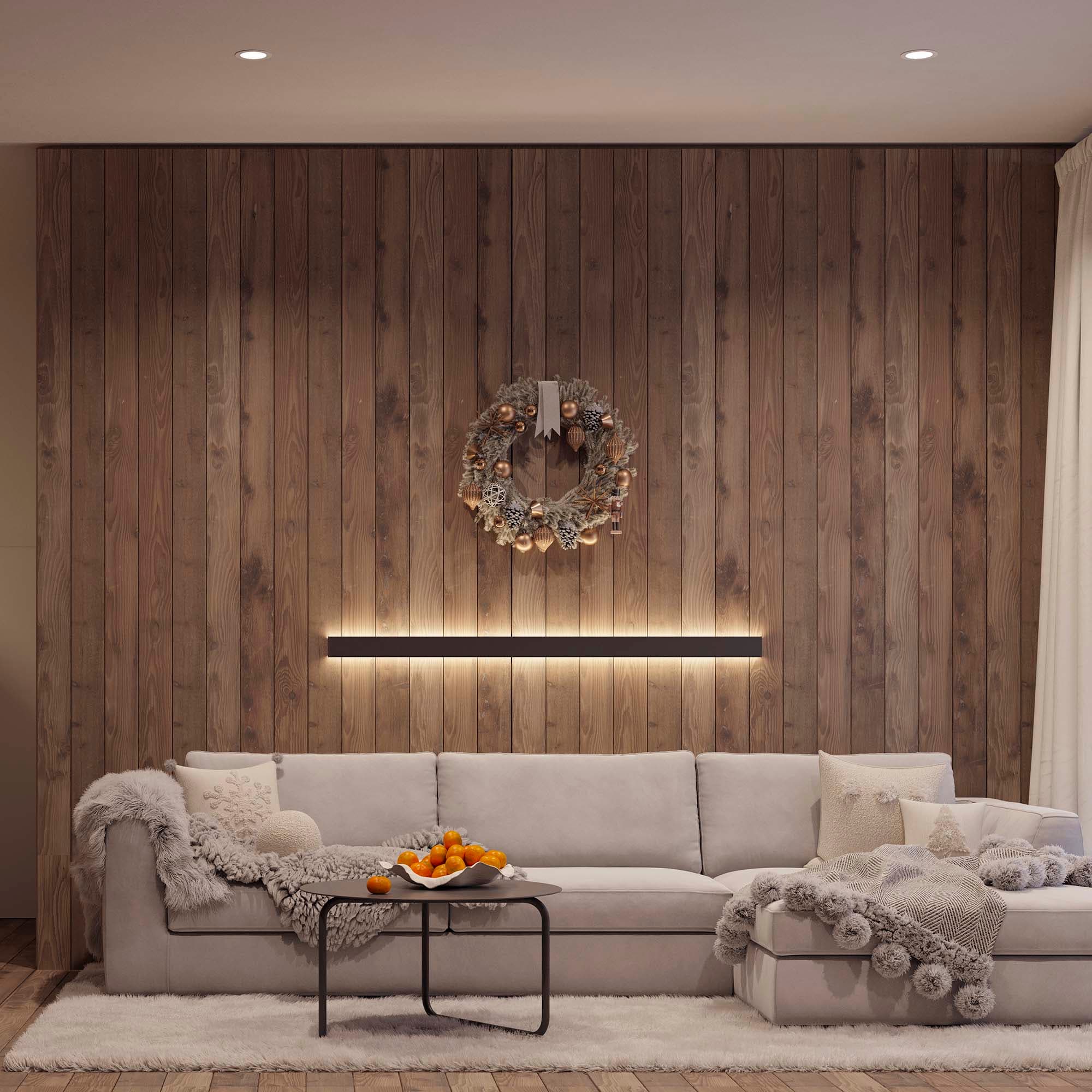 Профиль WALL-2575-DUAL-2000 ANOD BLACK (Arlight, Алюминий) 052332 — фото 5