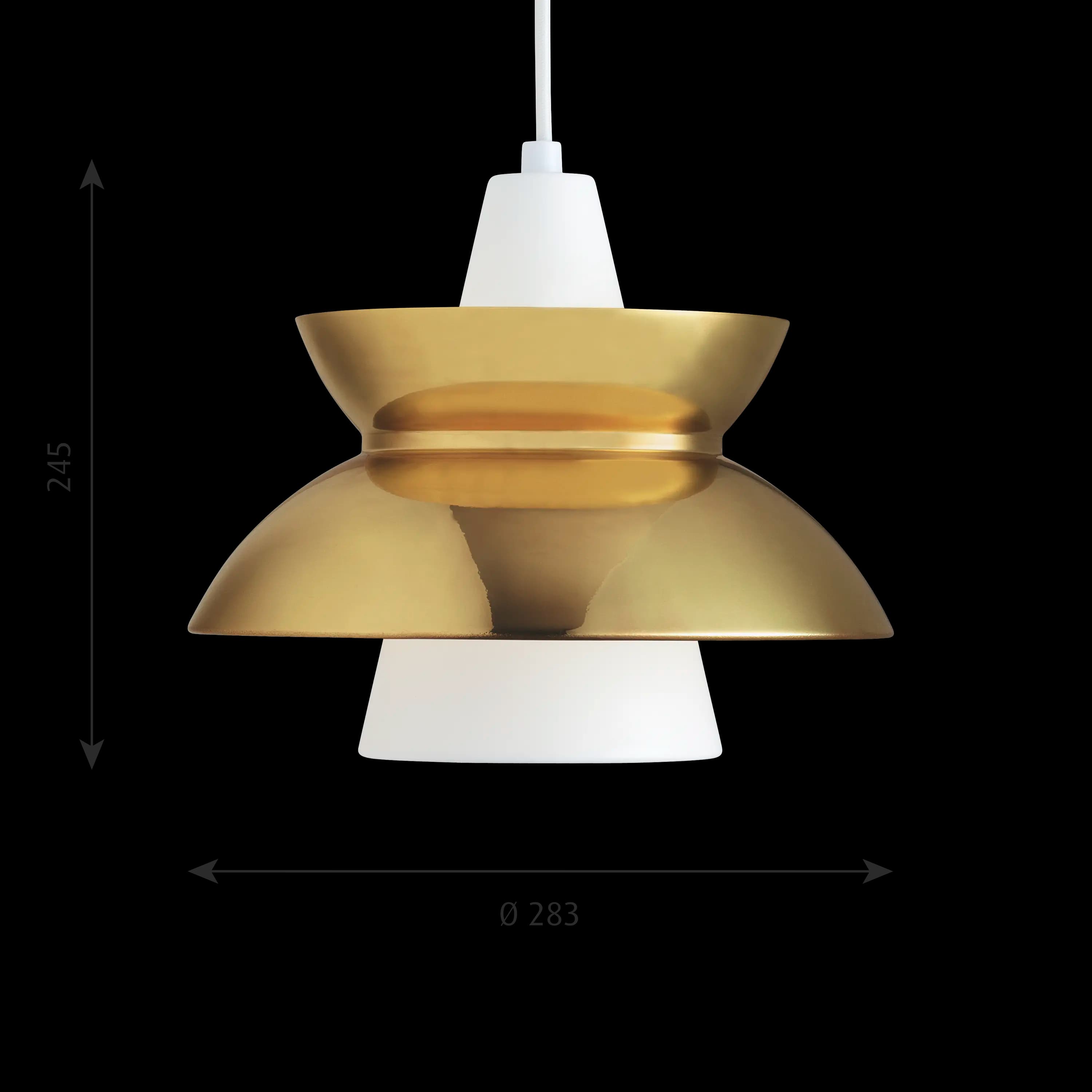 Louis Poulsen Doo-Wop Pendant Brass — фото 7