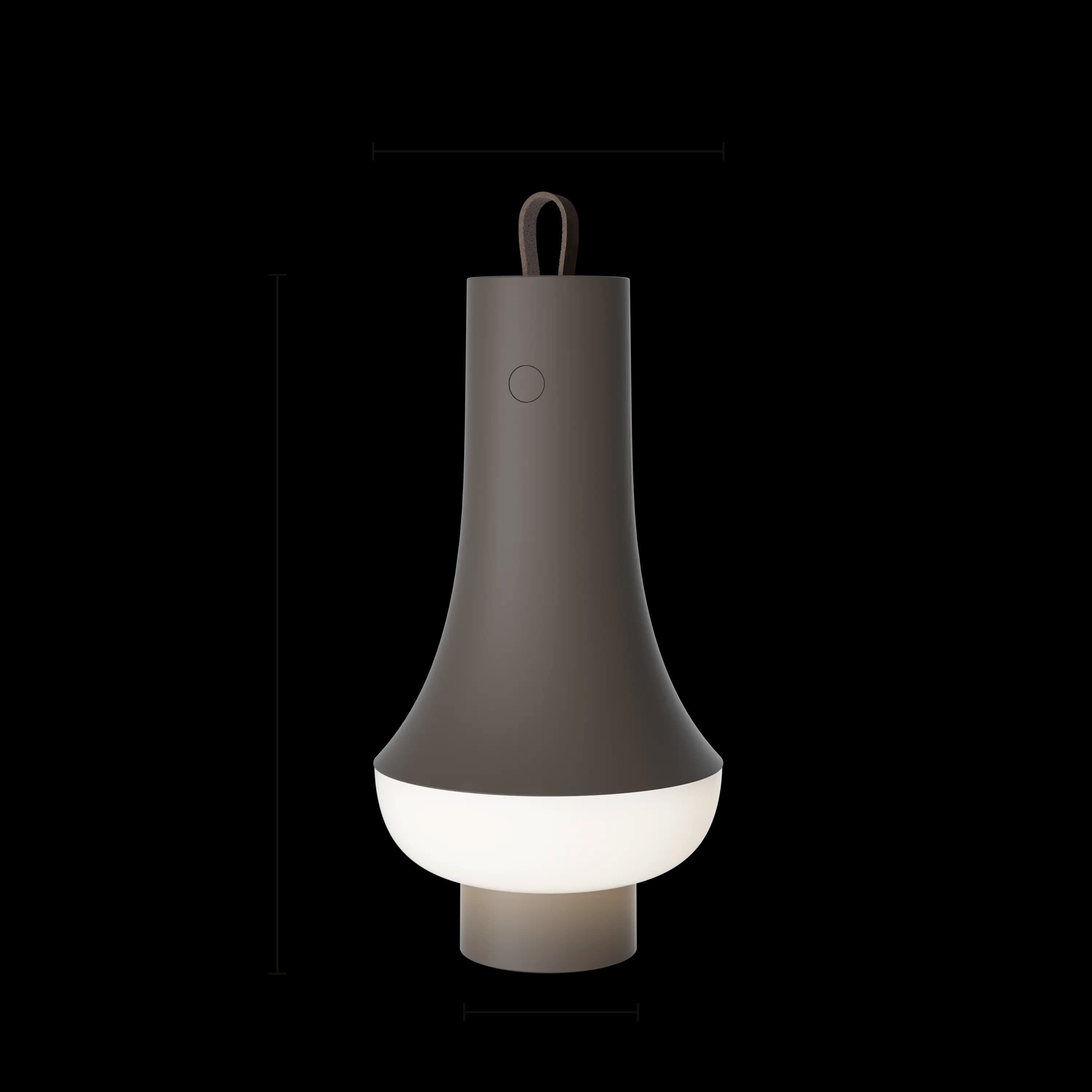 Louis Poulsen Tomoshi Portable Lamp Dark brown — фото 8