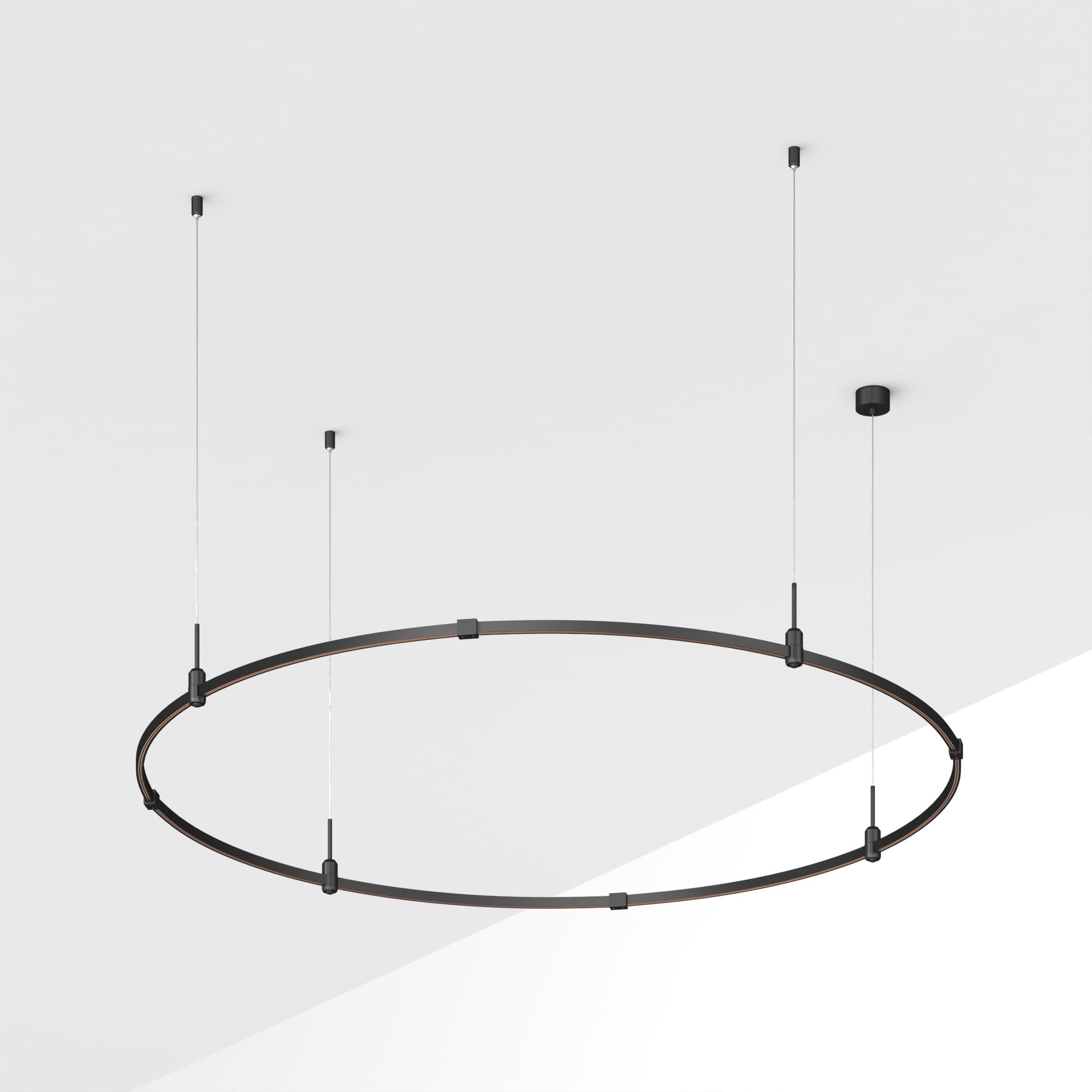 Основание ART-APRIORI-ROUND-HANG-R1800 (BK) (Arlight, IP20 Металл, 3 года) 048492