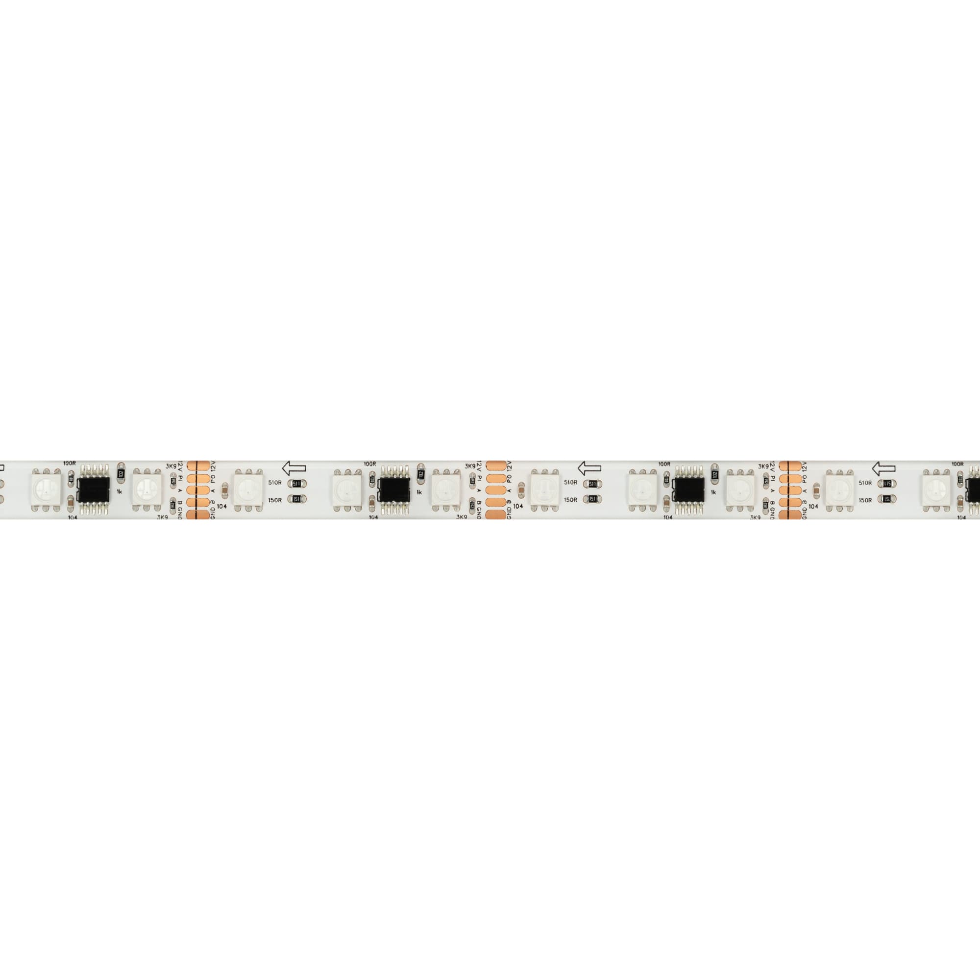 Светодиодная лента герметичная DMX-SE-B60-10mm 12V RGB-PX3 (14 W/m, IP65, 5060, 5m) (Arlight, -) 039604 — фото 5