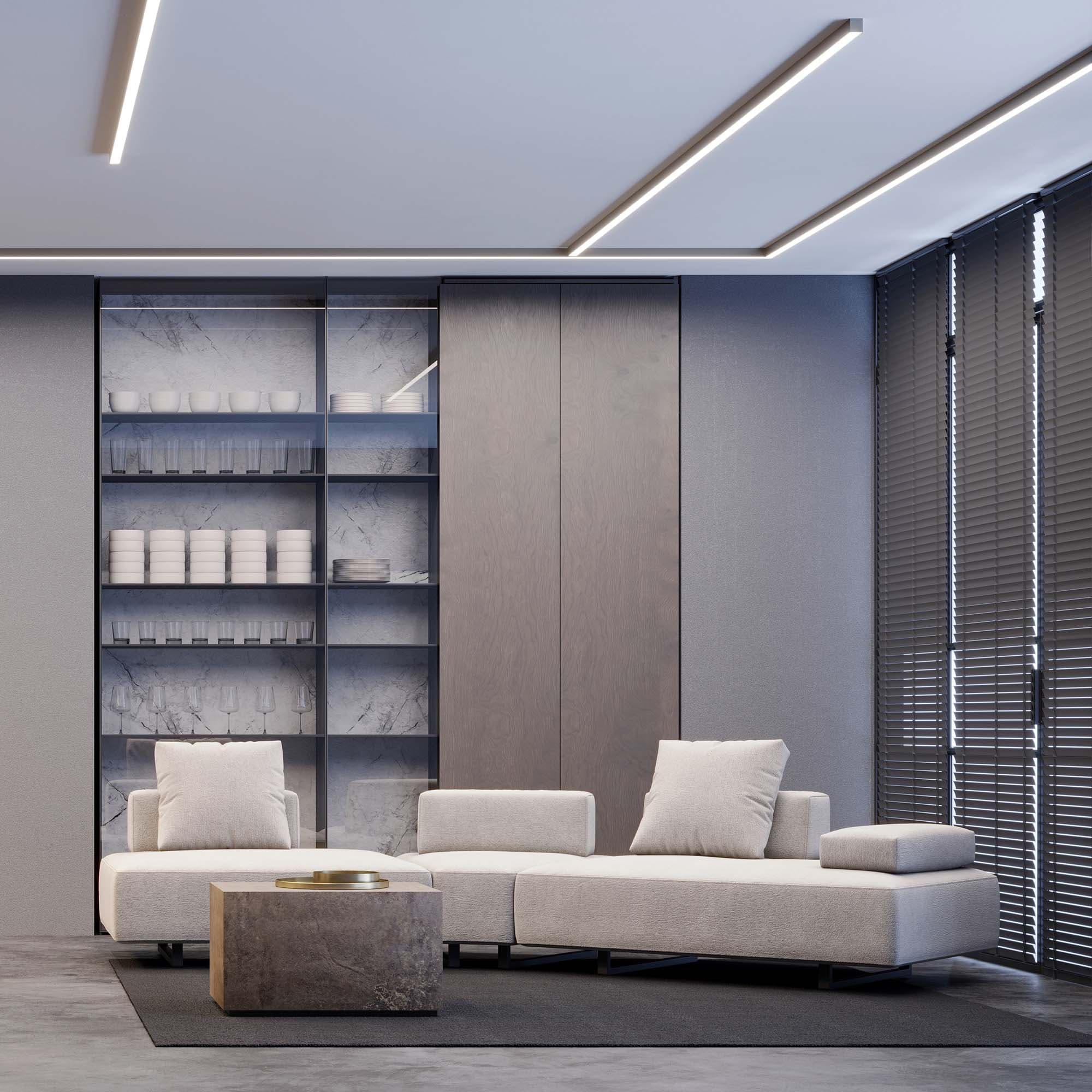 Профиль SL-LINE-5050-LW-2000 ANOD OLIVE GREY (Arlight, Алюминий) 038434 Arlight — фото 7