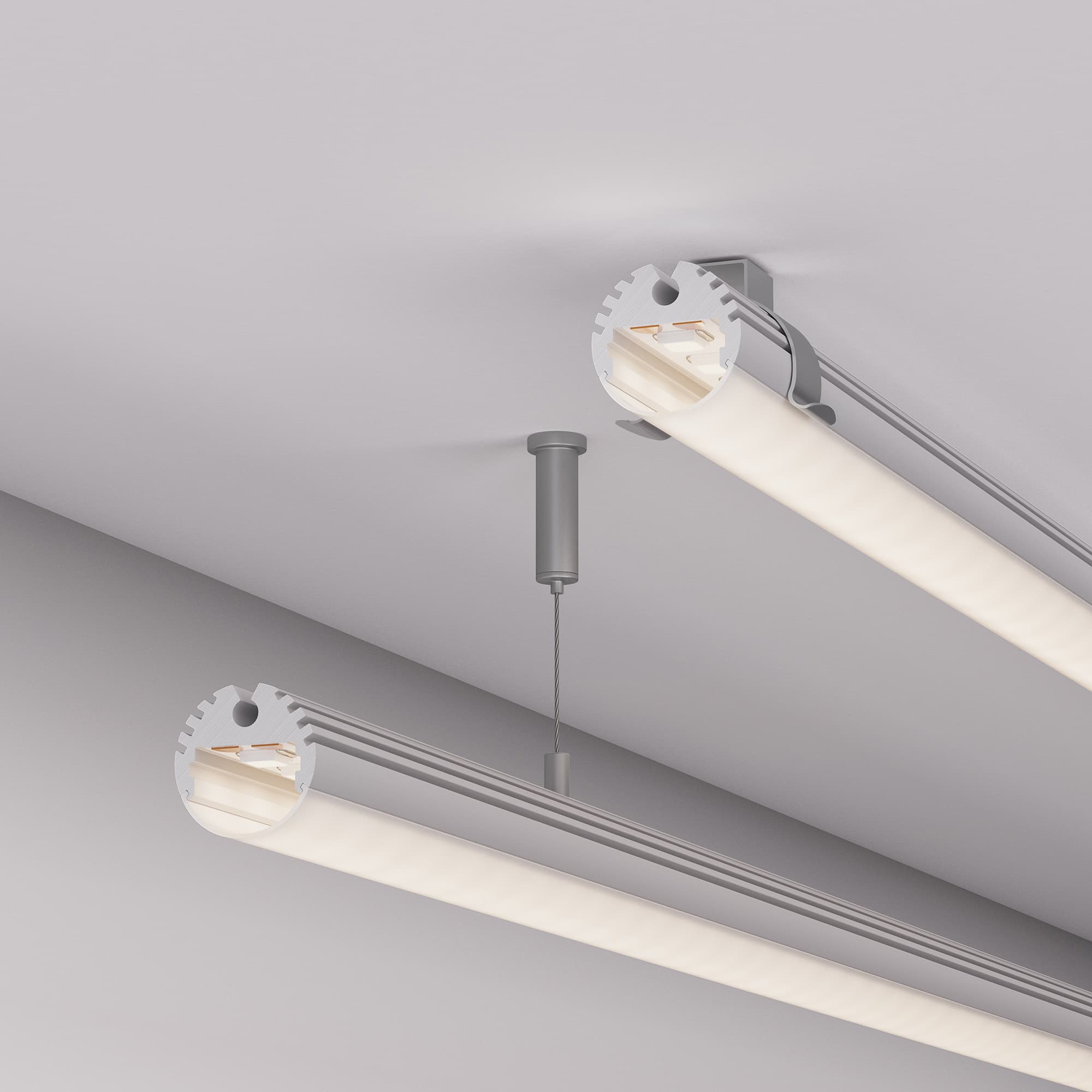 Профиль ROUND-D20-2000 ANOD (Arlight, Алюминий) 040645 — фото 4