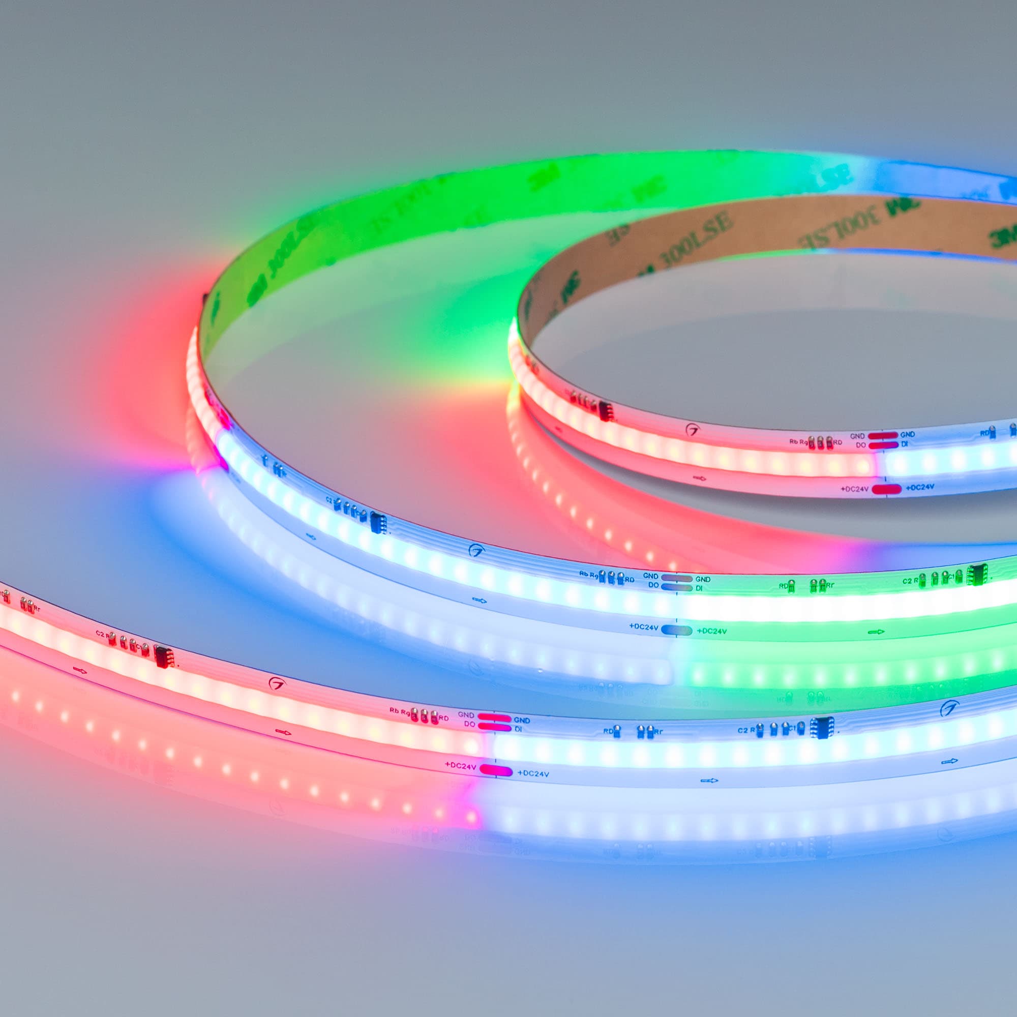 Светодиодная лента SPI-COB-X630-12mm 24V RGB-PX63 (11 W/m, IP20, 5m) (Arlight, -) 043886 — фото 1