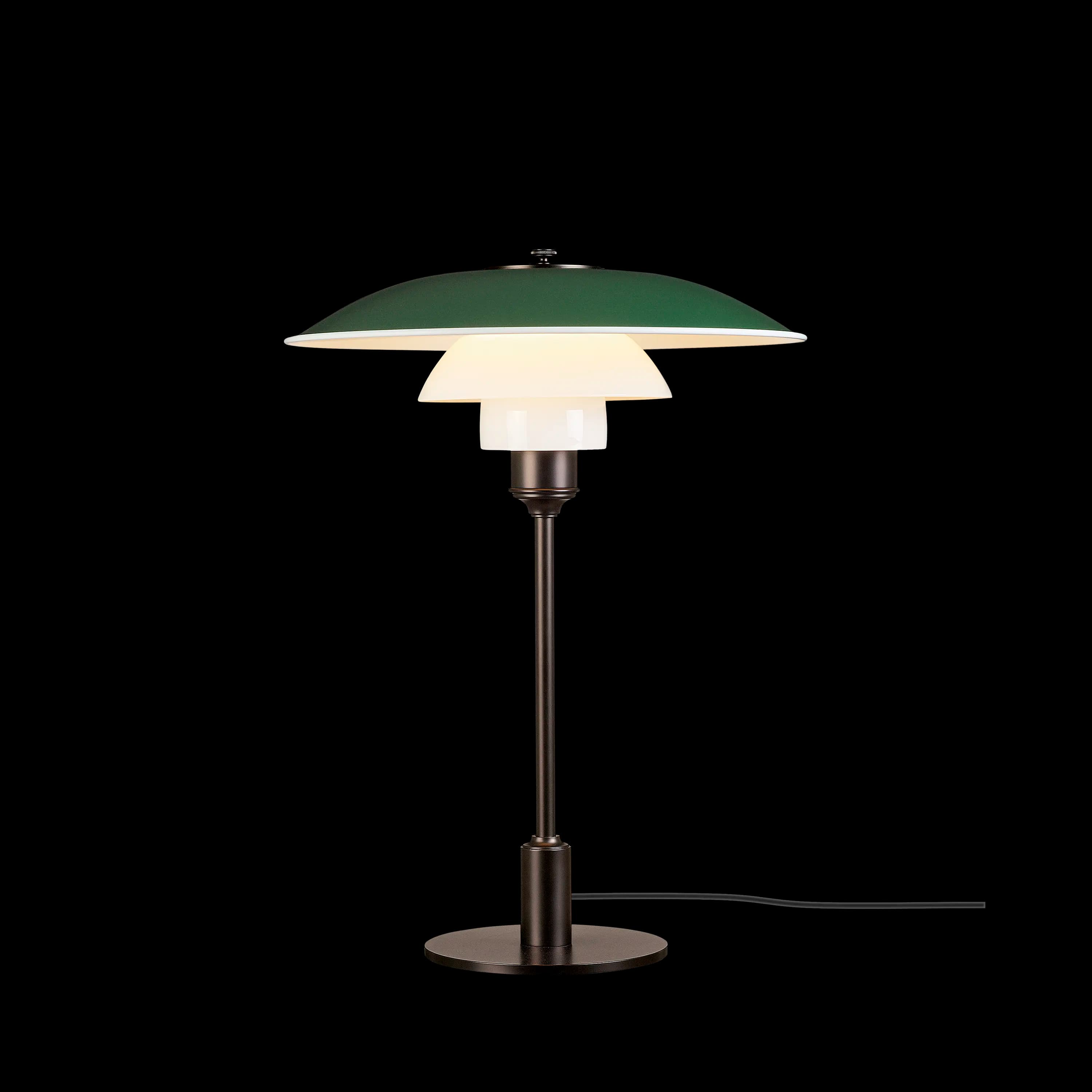 Louis Poulsen PH 3½-2½ Metal Table Lamp Green — фото 1