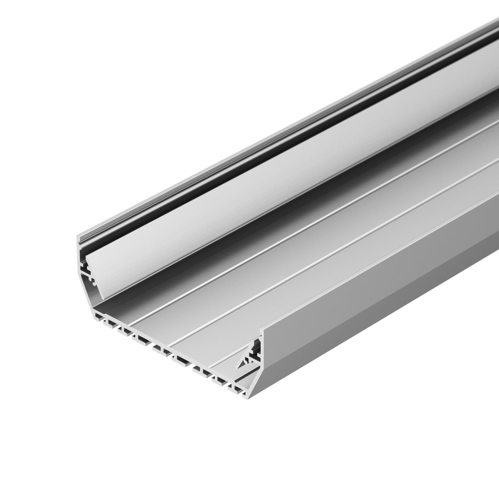 Профиль с экраном ALU-POWER-116-2000 ANOD+FROST (Arlight, Алюминий) 021941 — фото 2
