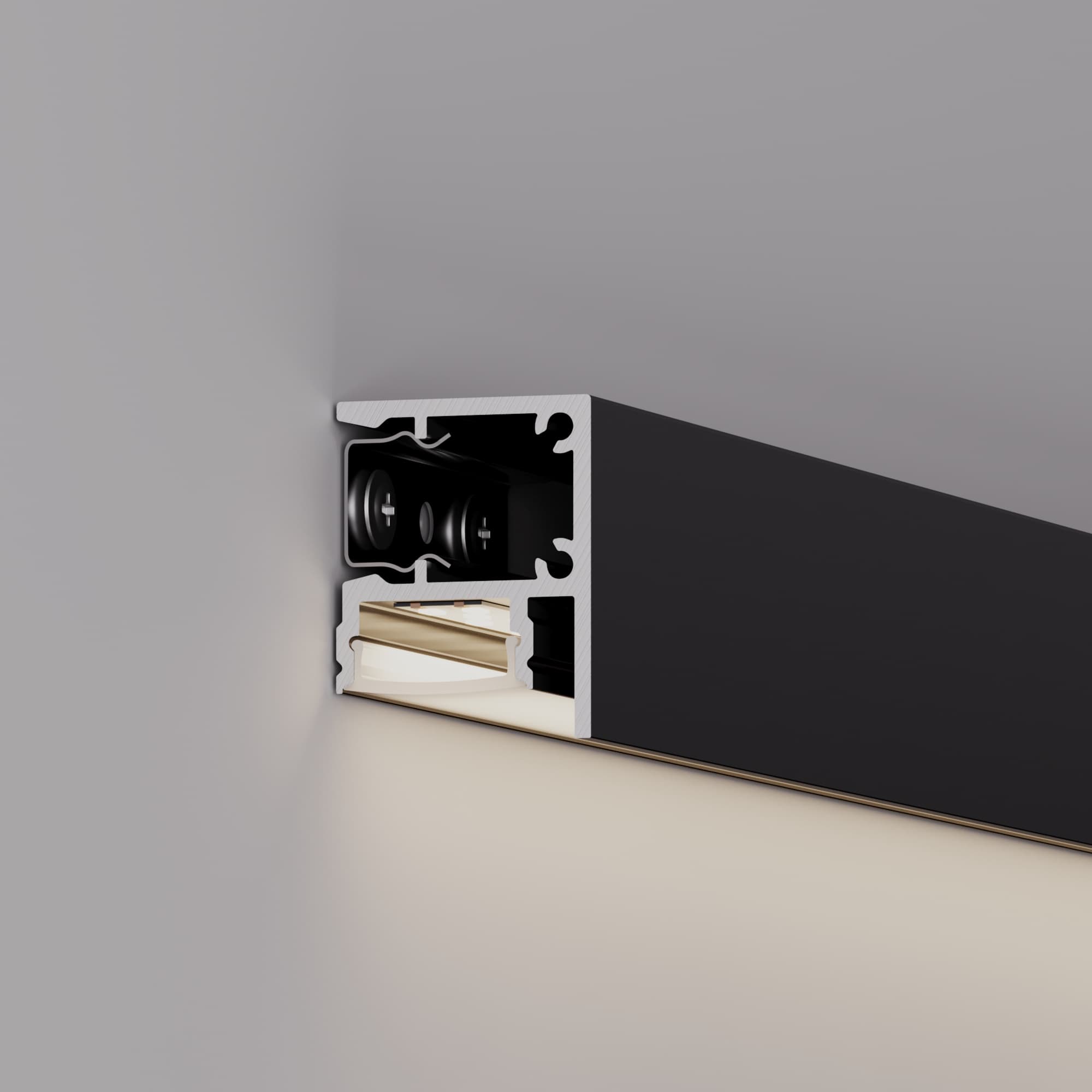 Профиль WALL-2228-2000 ANOD BLACK (Arlight, Алюминий) 050488 — фото 6