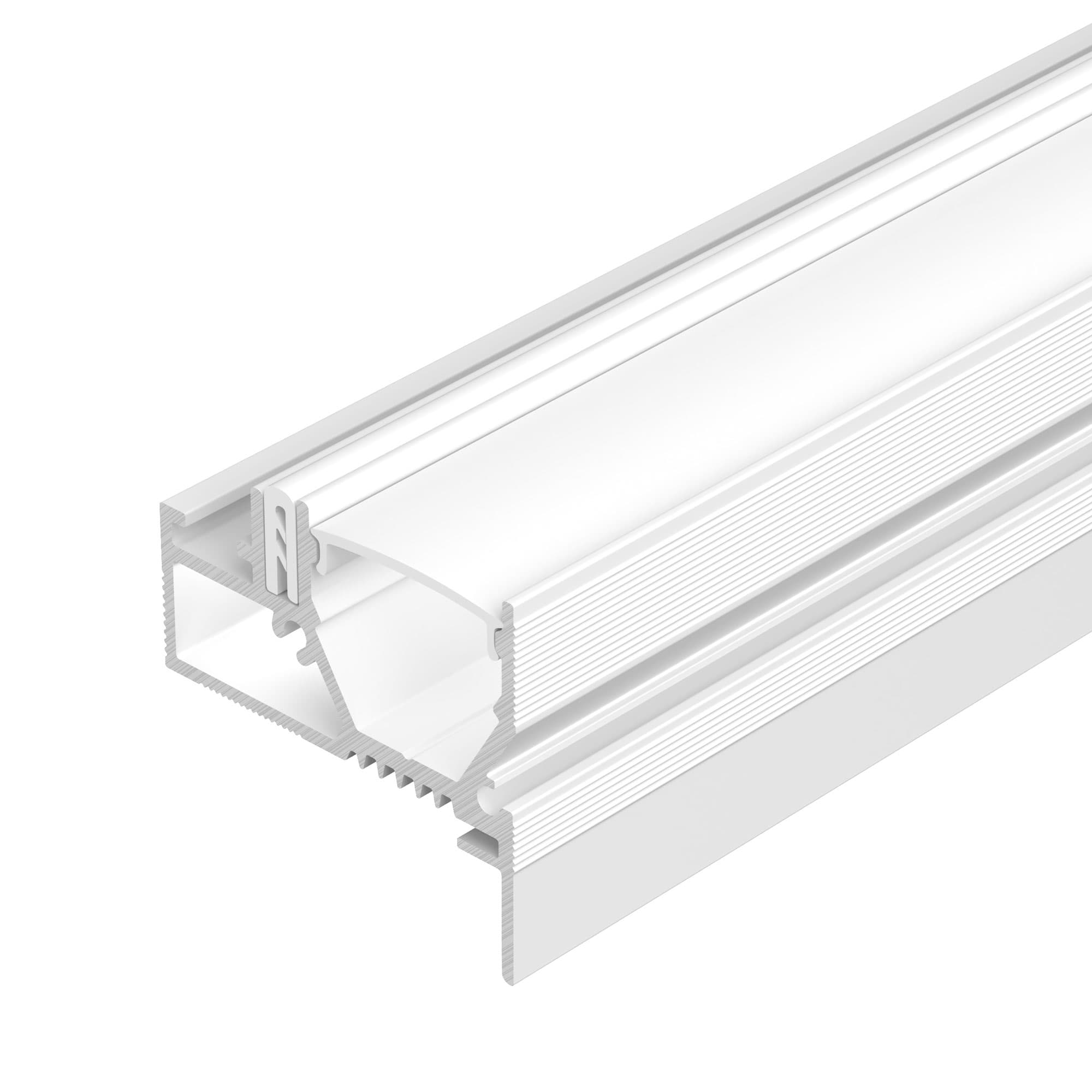 Профиль STRETCH-20-WALL-D-SIDE-2000 WHITE (Arlight, Алюминий) 042945 — фото 1